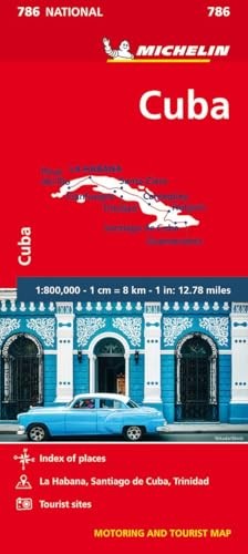 Cuba – Michelin National Map 786: Map (Michelin… by Michelin Sheet map, folded