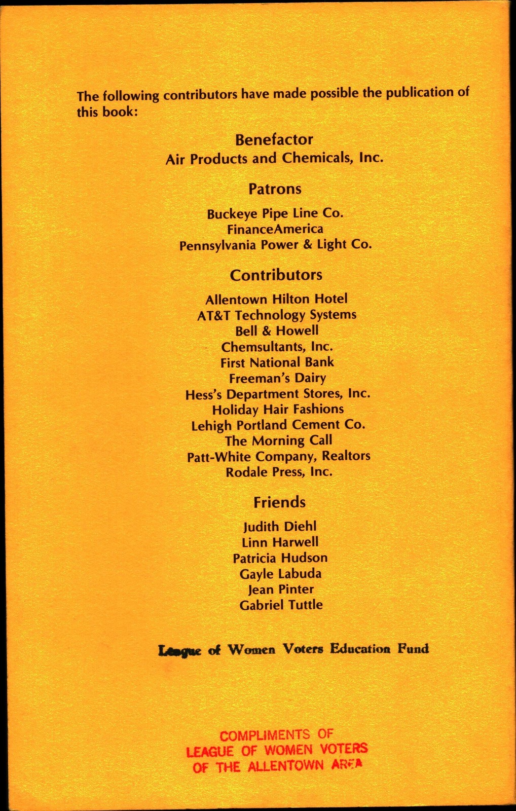 Living in the Allentown Area Citizens Guide PA Softcover Book 1987 114 Pages
