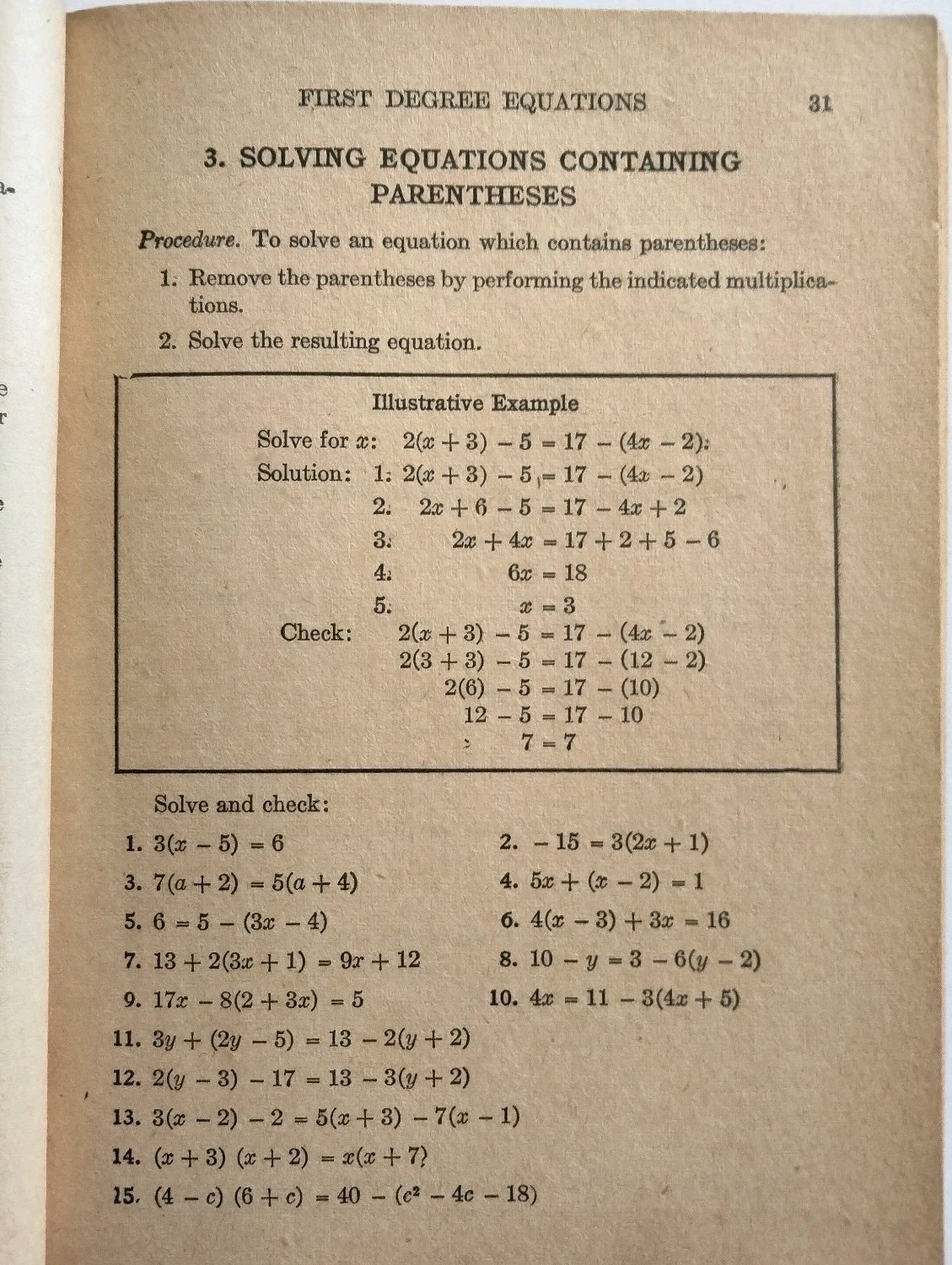 Amsco School Publications Reviewing Intermediate Algebra Mathematics Vintage