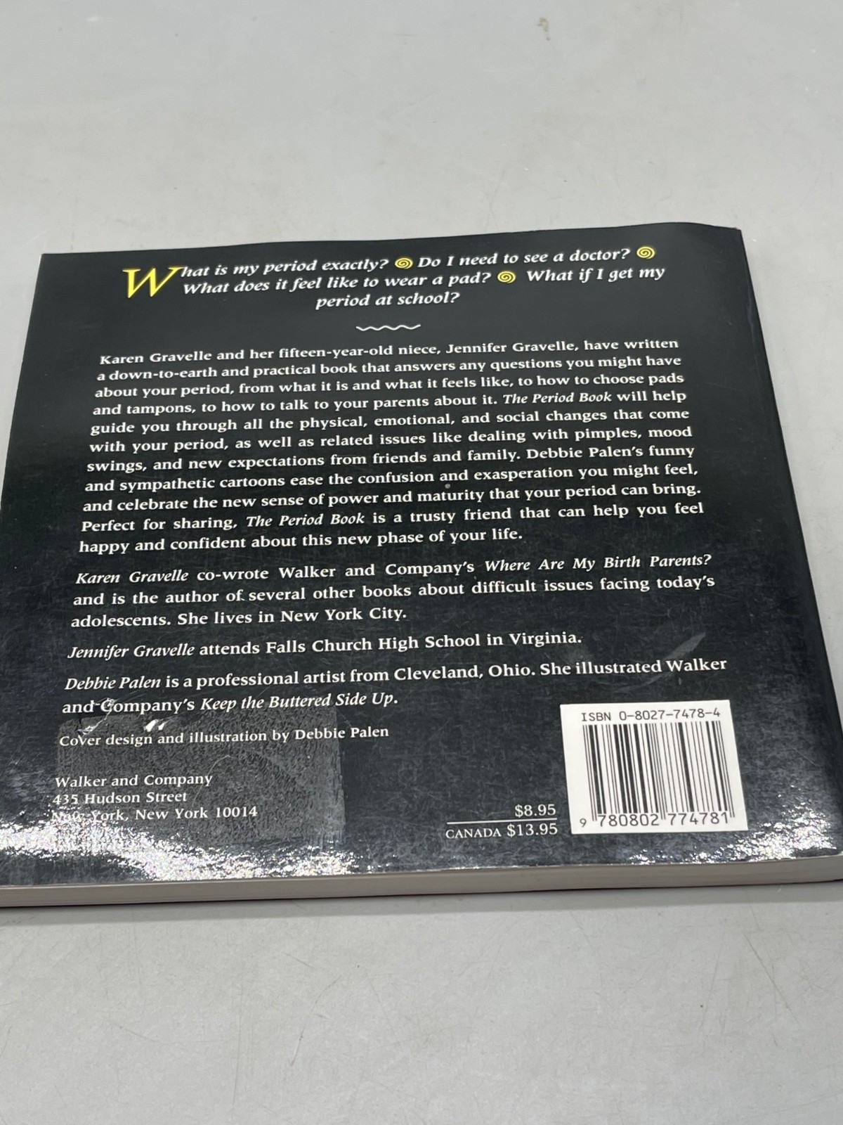 The Period Book Everything you need to know by Karen Jennifer Gravelle book READ