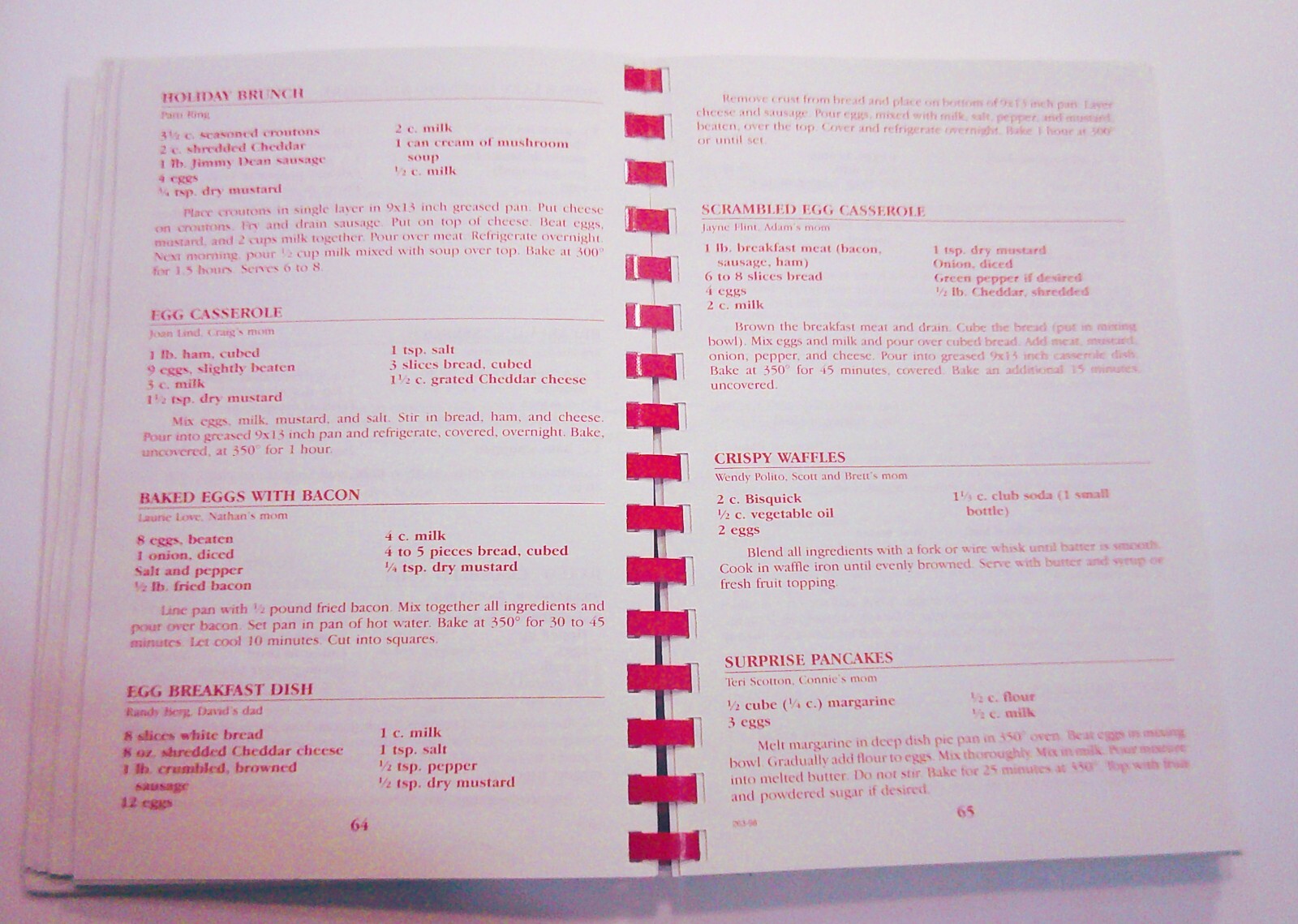 1998 Northern Hills Elementary School Family Favorite Cookbook 232 pages