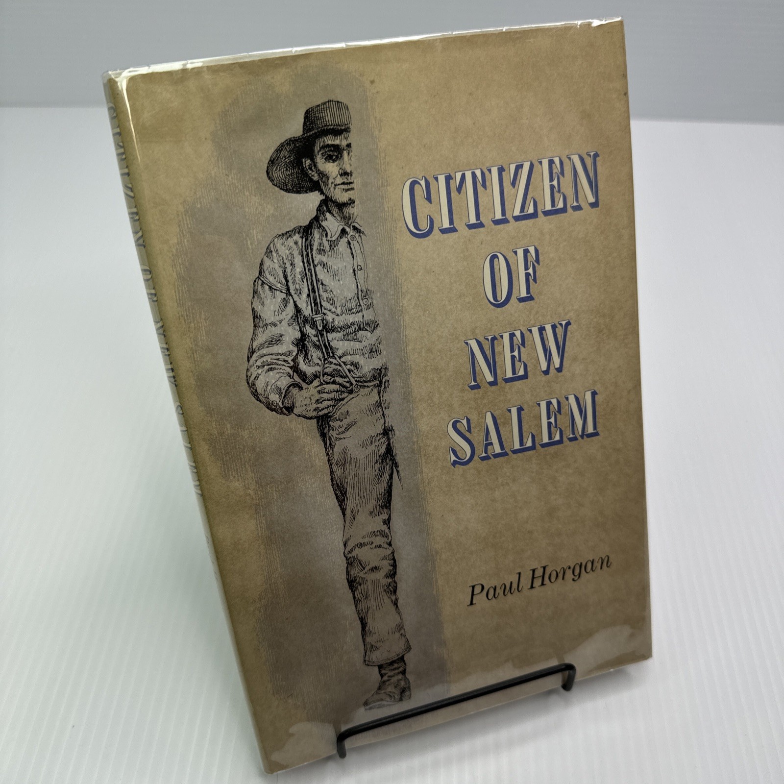 Citizen of New Salem Paul Horgan 1961 HC Farrar Straus Illustr Douglas Gorsline