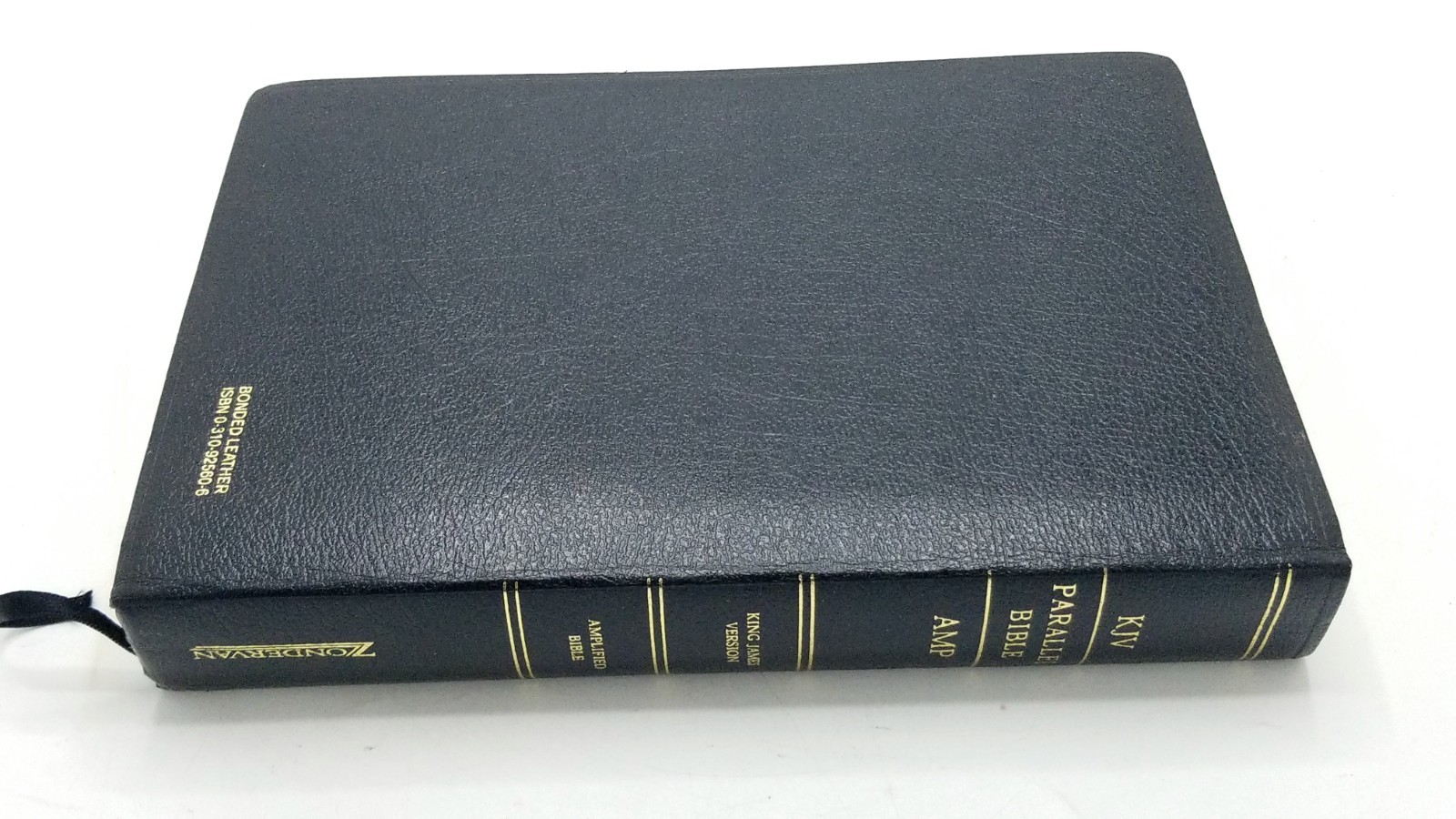 KJV Amplified AMP Parallel Bible by Zondervan Staff (1995, Leather)