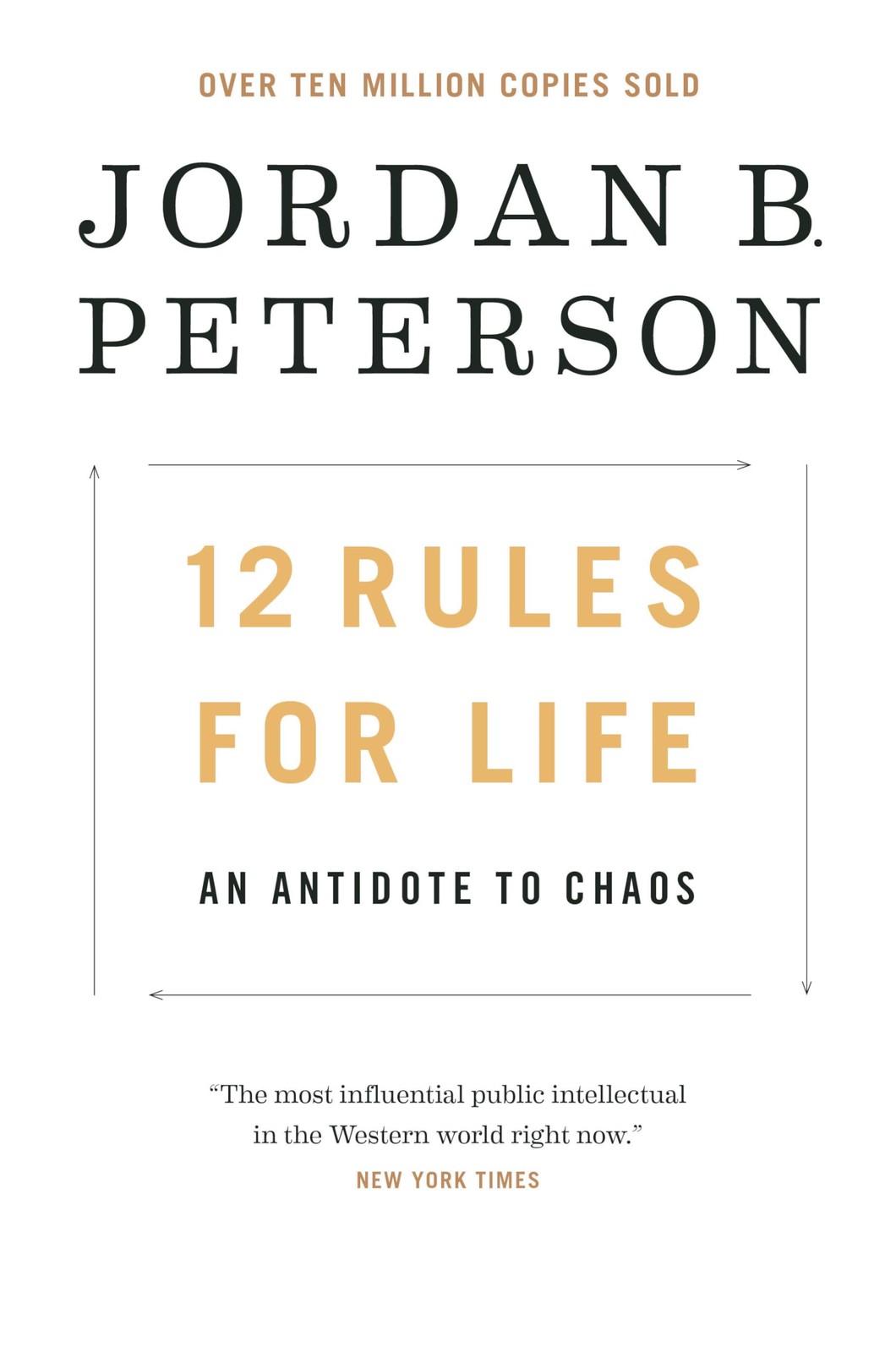 12 Rules for Life: An Antidote to Chaos – hardcover Peterson, Jordan B.