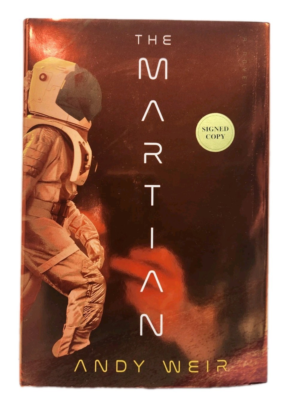 Signed Andy Weir Book The Martian Deluxe US Edition AUTOGRAPHED AUTOGRAPH New
