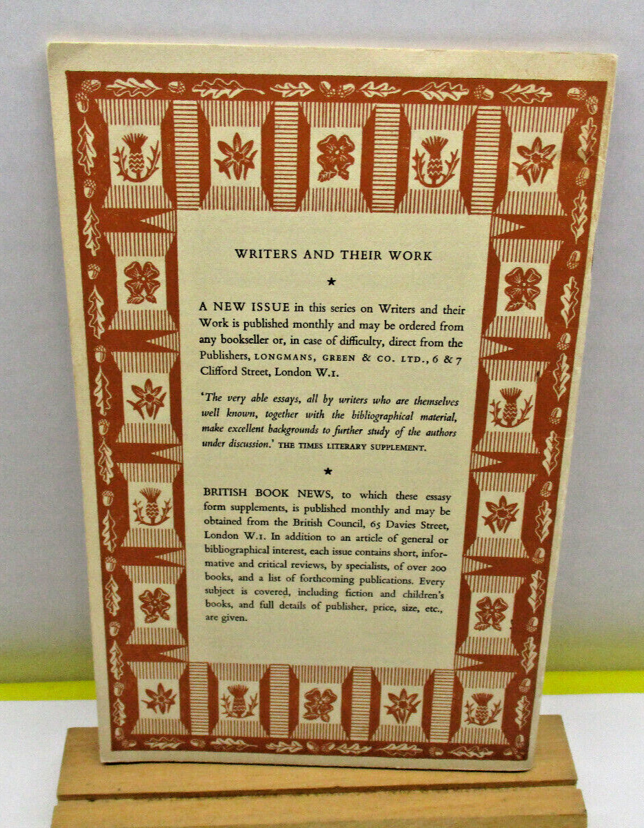 Aldous Huxley by Jocelyn Brooke Paperback 1st 1954 for British Council
