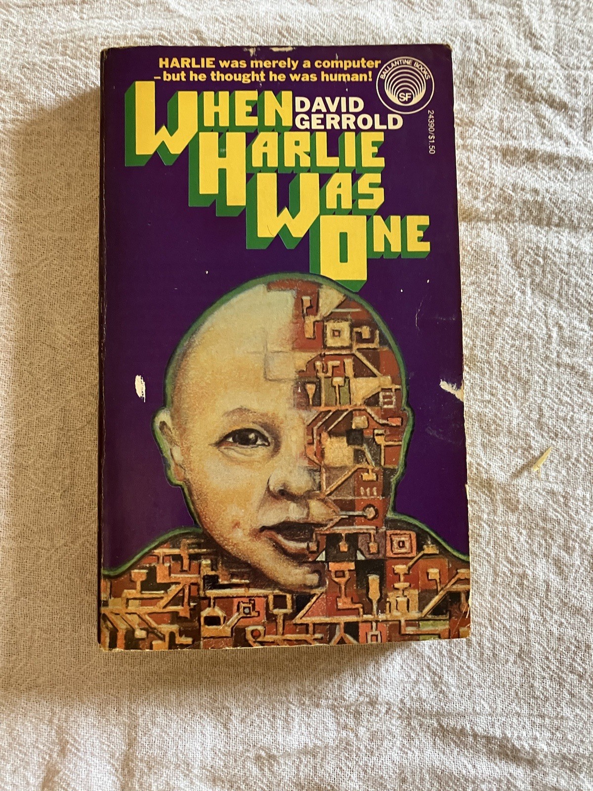 When Harlie Was One By David Gerrold 1975 Ballantine Paperback