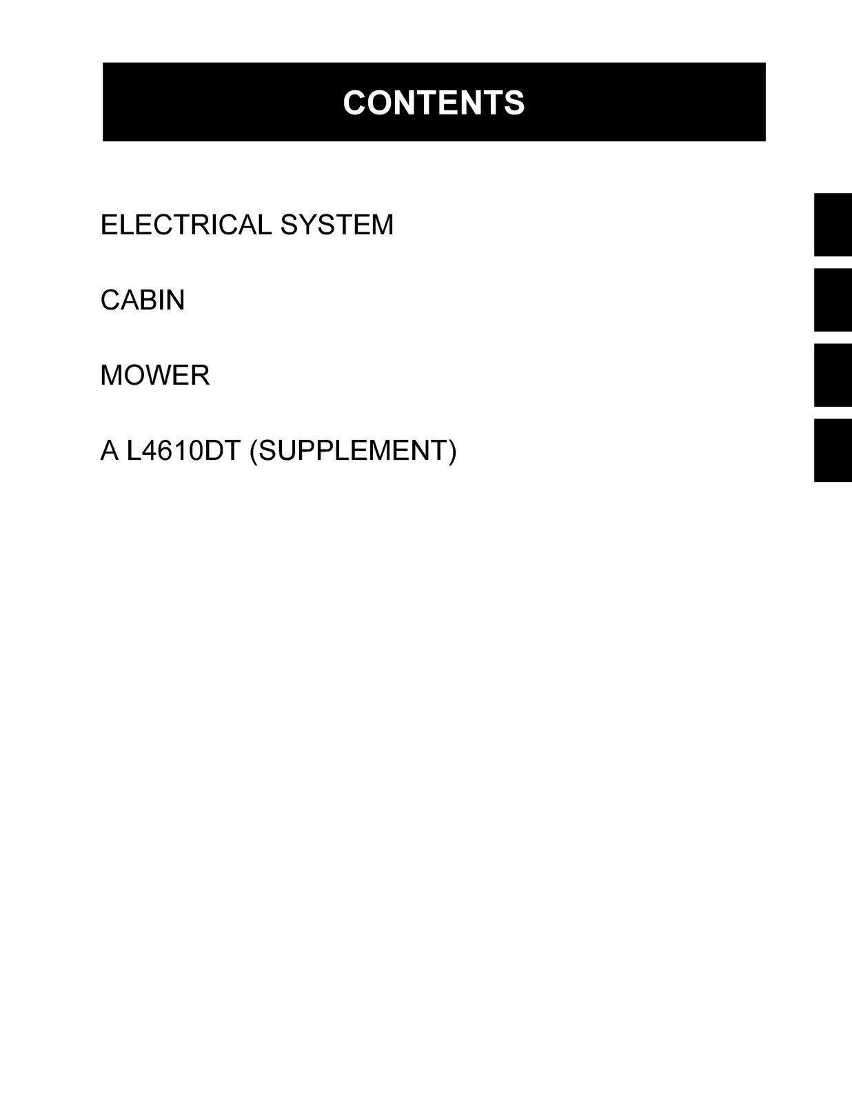 KUBOTA L3010 L3410 L3710 L4310 L4610 WORKSHOP MANUAL +SUPPLEMENT: 684 PGS, 2 VOL