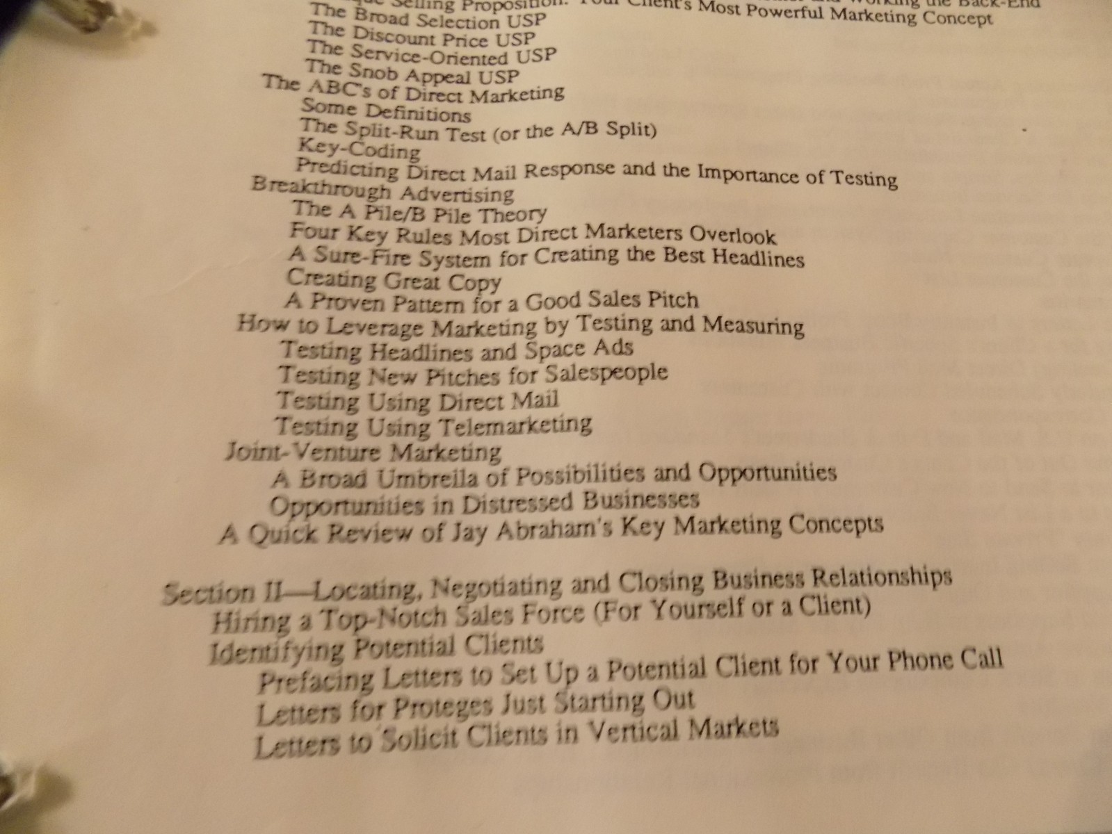 Jay Abraham’s Protege Mentor Training Program 350 Page Binder