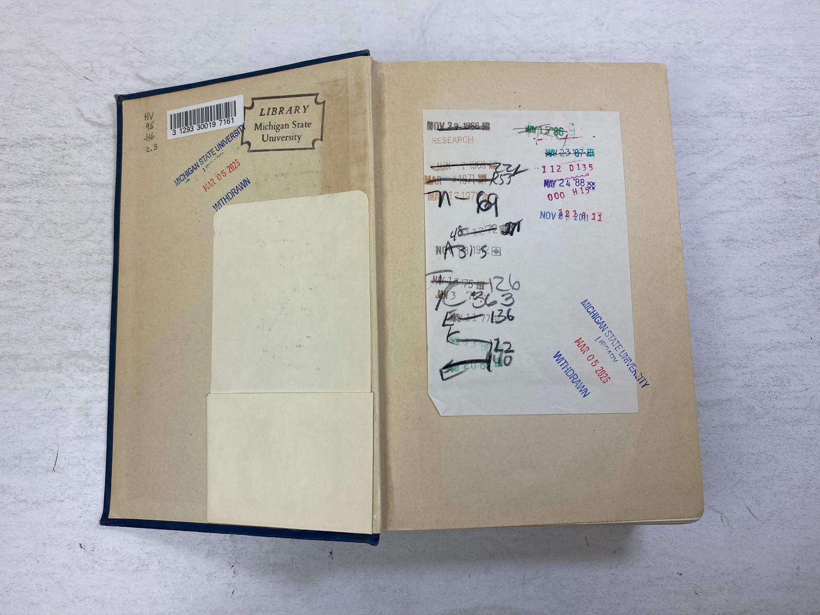 The WPA and Federal Relief Policy by Howard Ex-library 1943 HC