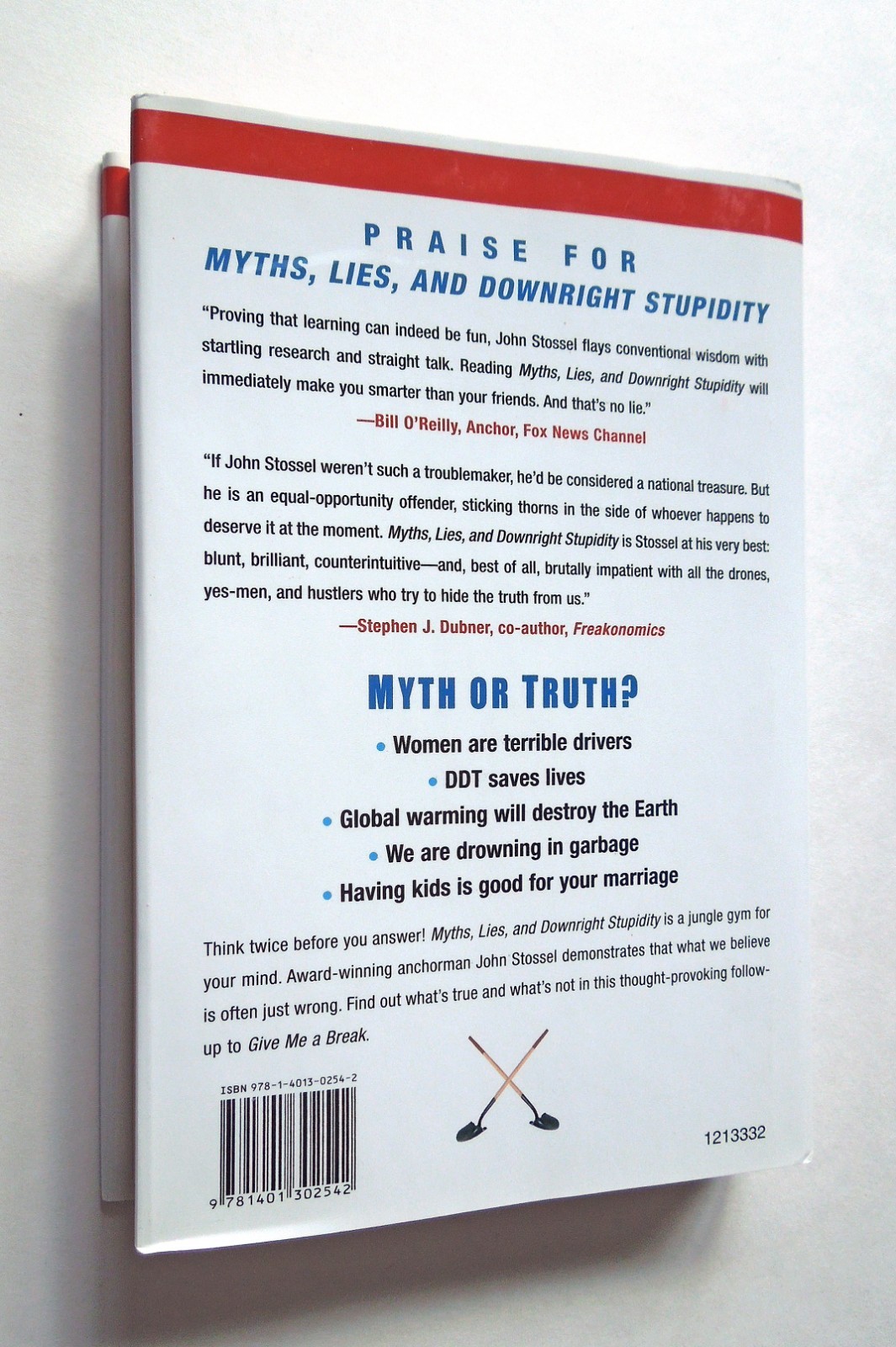 Myths, Lies and Downright Stupidity – John Stossel, 2006 hc w/dj, Hyperion Press