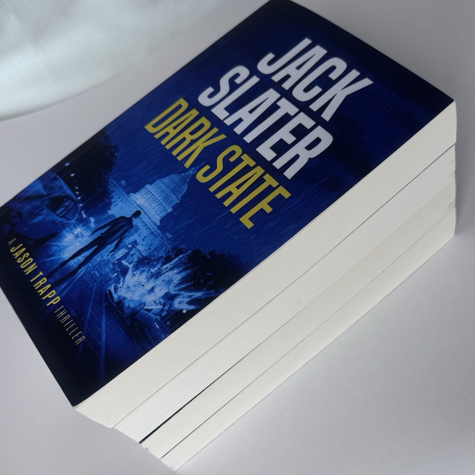 Jason Trapp Books 1-4 Bundle Dark State False Flag Thriller Series Like New Set