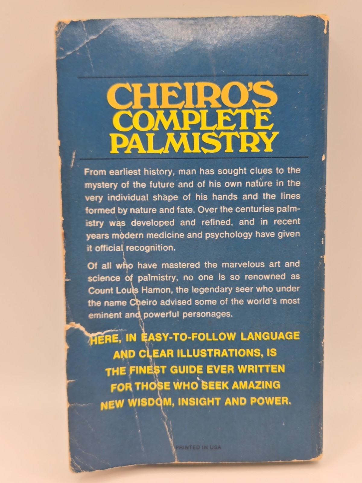 CHEIRO’S COMPLETE PALMISTRY – 1969 – COUNT LOUIS HAMON G-493