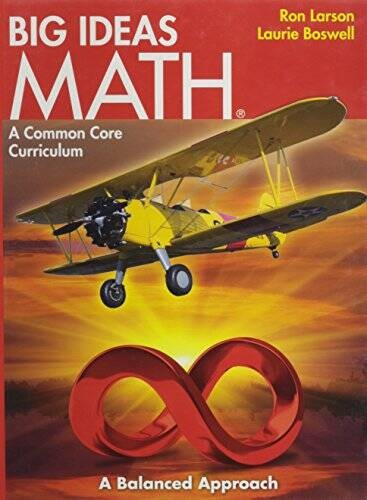 BIG IDEAS MATH: Common Core Student Edition Red 2014 – Hardcover – GOOD