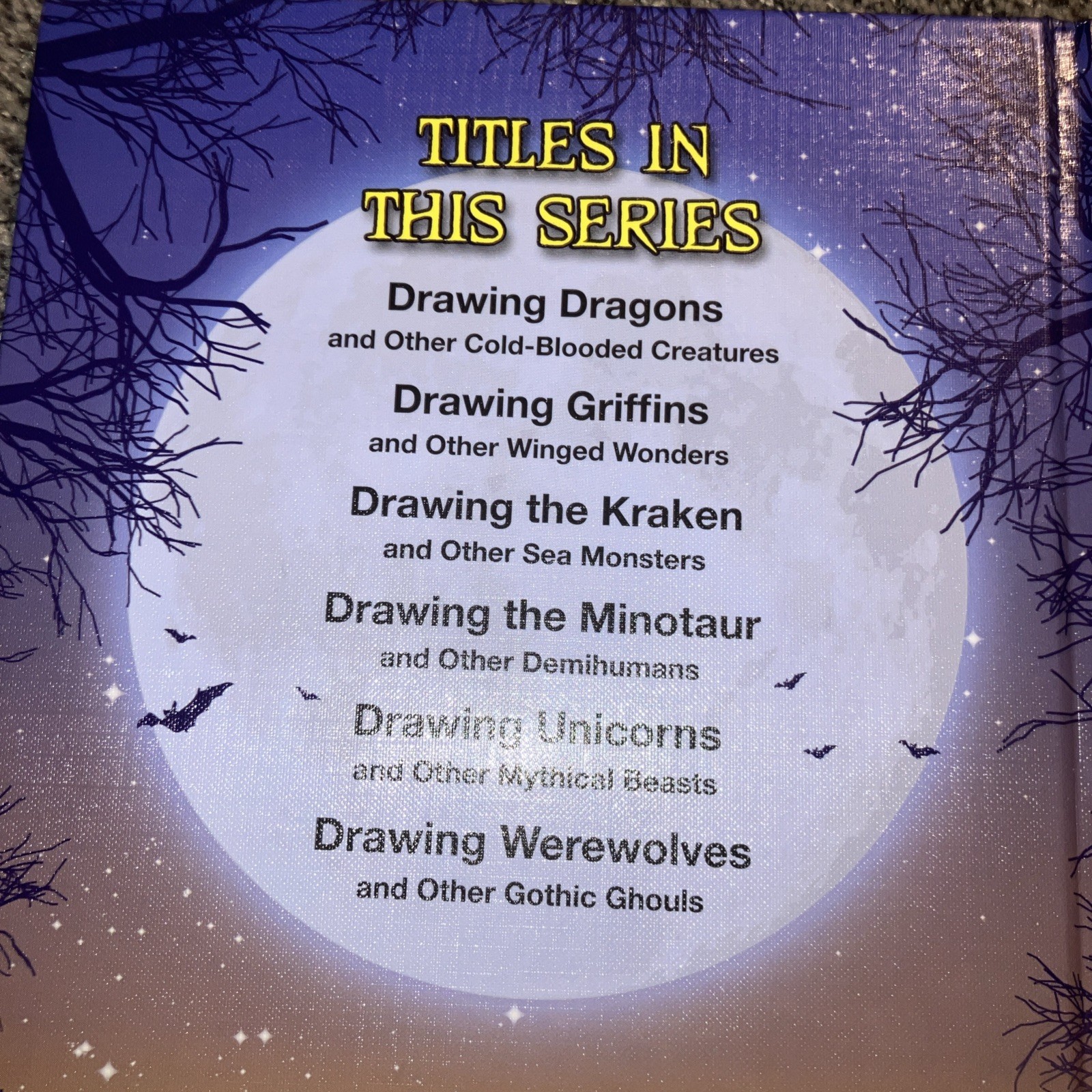 Drawing Werewolves and Other Gothic Ghouls — Kids, Adults Hardcover Steve Beaumo