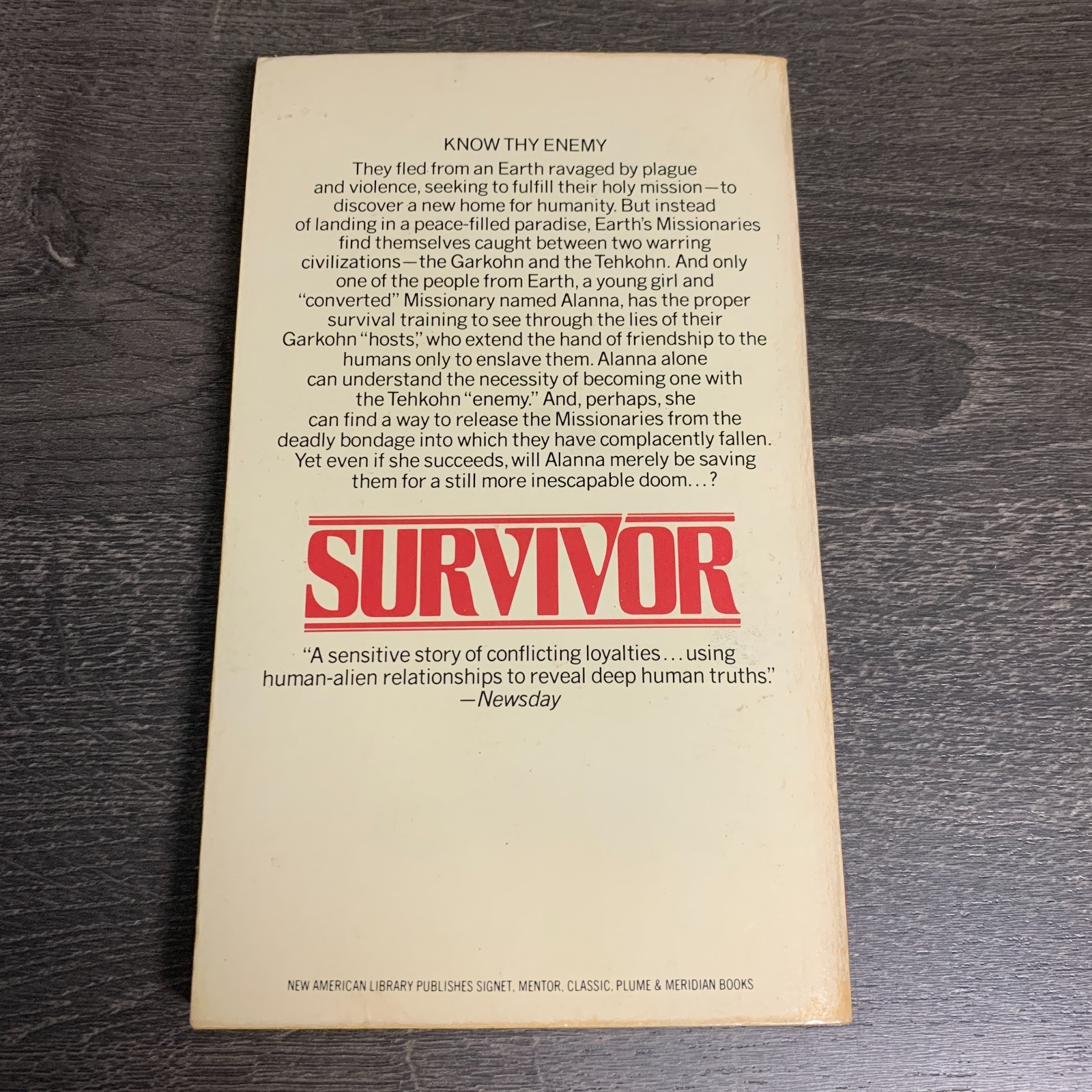 Survivor by Octavia E. Butler 1979 First Signet Printing Paperback *RARE* Sci-Fi