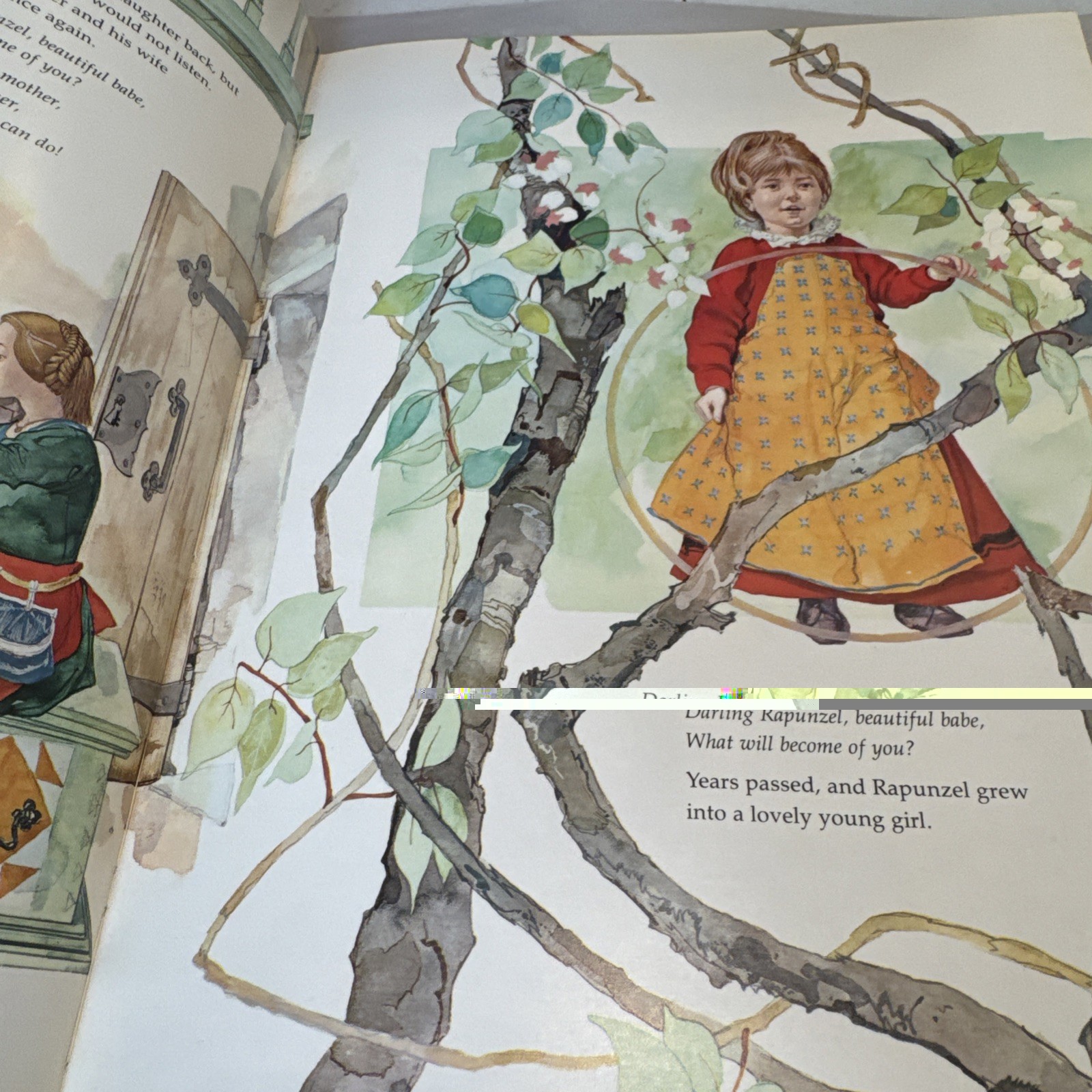 Vintage 1969 Storytime Treasury RAPUNZEL / THE TREASURE OF THE THREE BROTHERS
