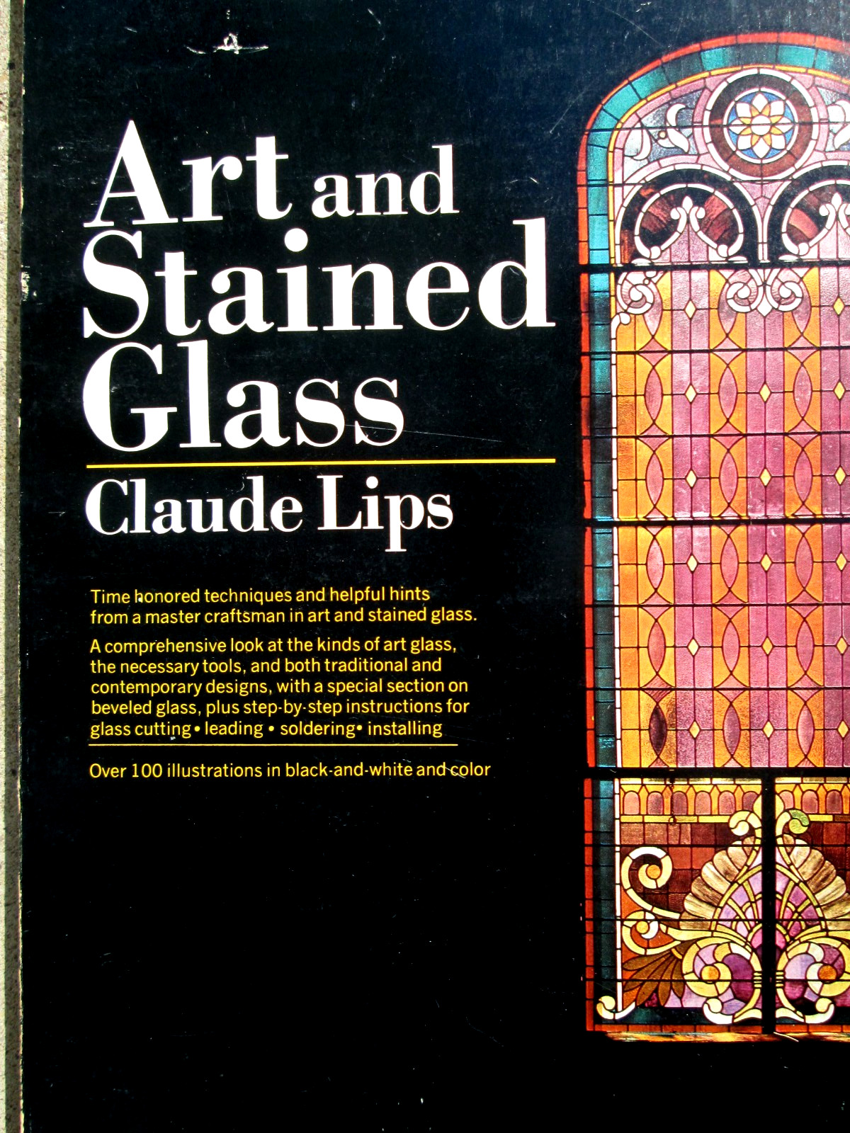 1970’s Lot of 3 Stained Glass Paperback Books Basic Manual/Art and Stained Glass