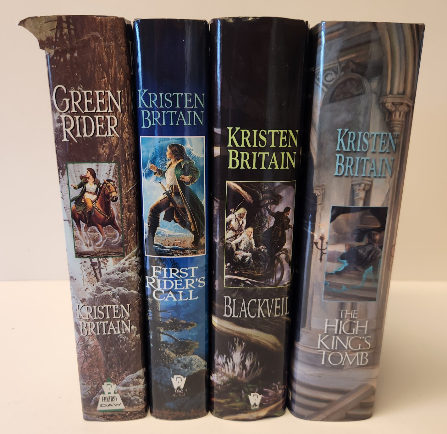 Kristen Britain Green Rider Book Lot of 4 Hardcover Fantasy Set 1-4 DAW BCE