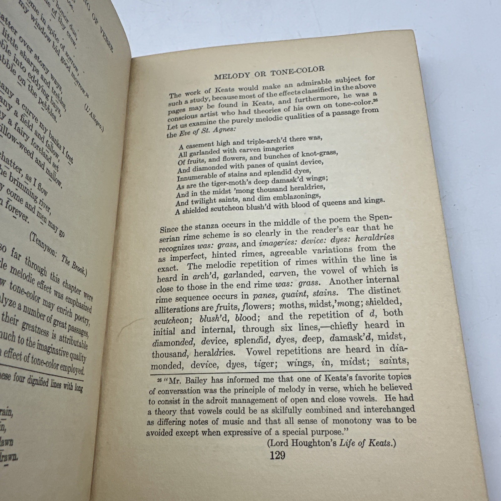 Writing and Reading of Verse 1920 Poetry Instruction Antique (AC186)