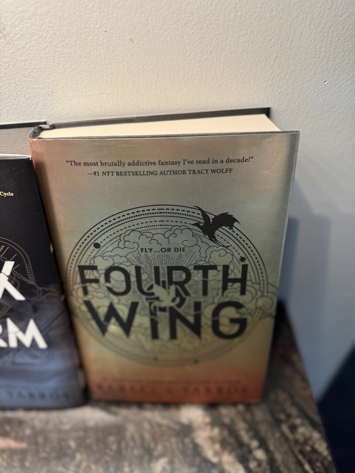 Rebecca Yarros Fourth Wing, Iron Flame, Onyx Storm – Hardcover Book Lot Of 3