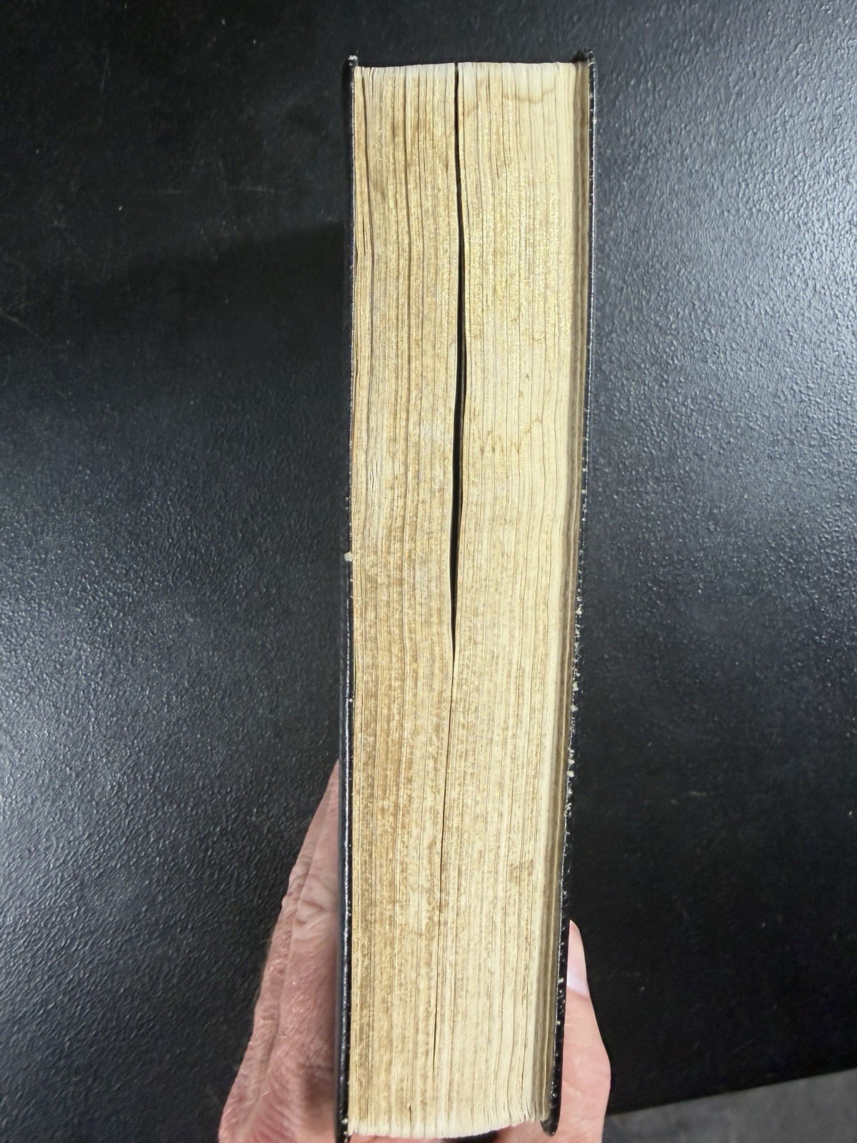 1979 Rex Humbard Prophecy Bible KJV Black Genuine Leather