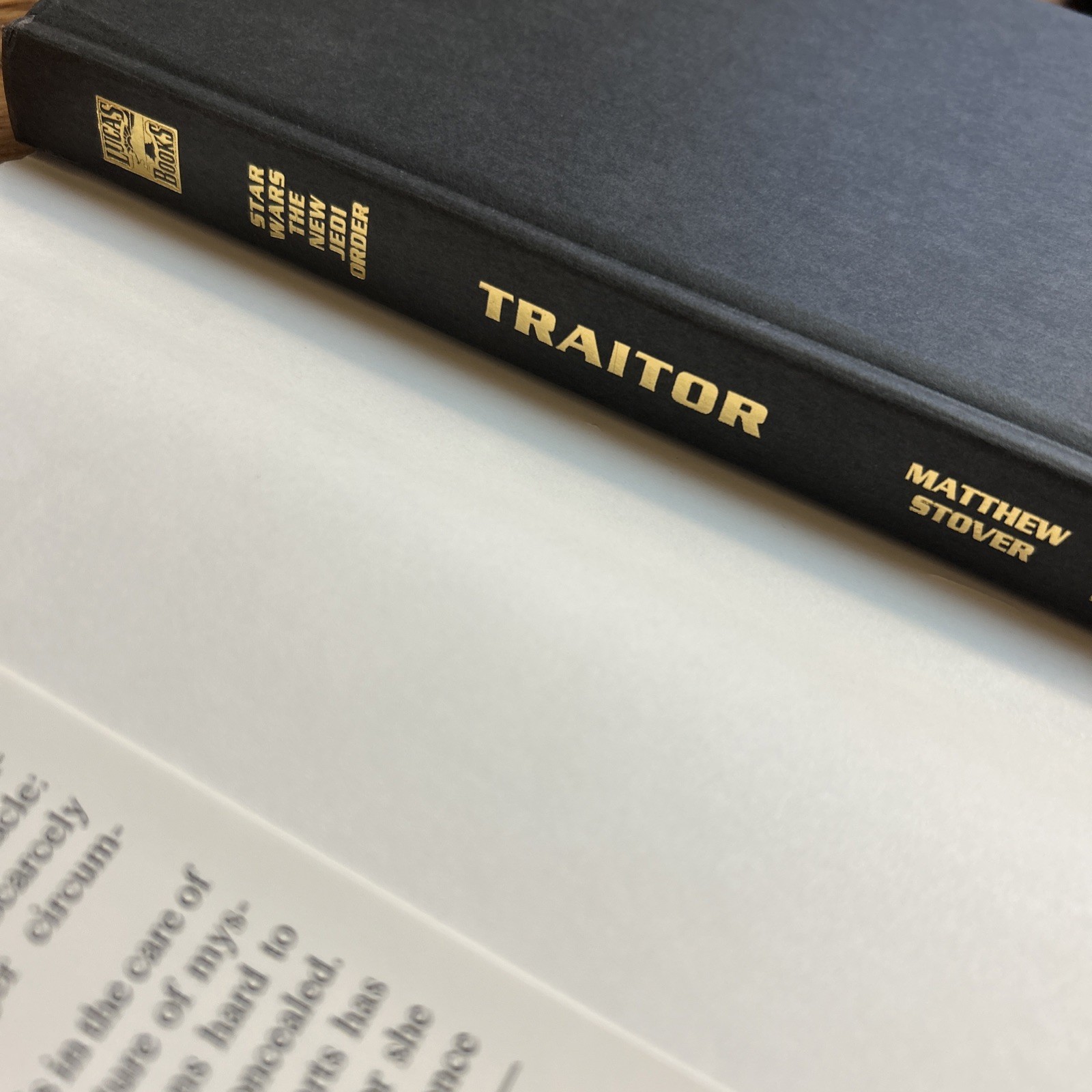 Star Wars: The New Jedi Order Traitor by Matthew Stover 2002 HC DJ Like New