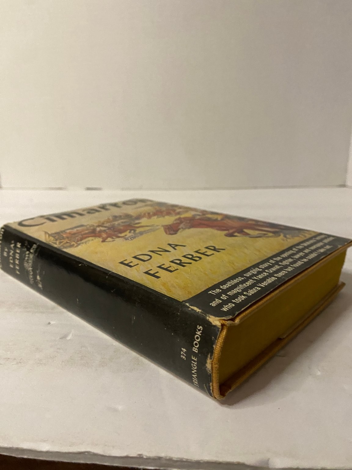 Cimarron Edna Ferber 1940s Western Adventure Oklahoma Territory Triangle Books