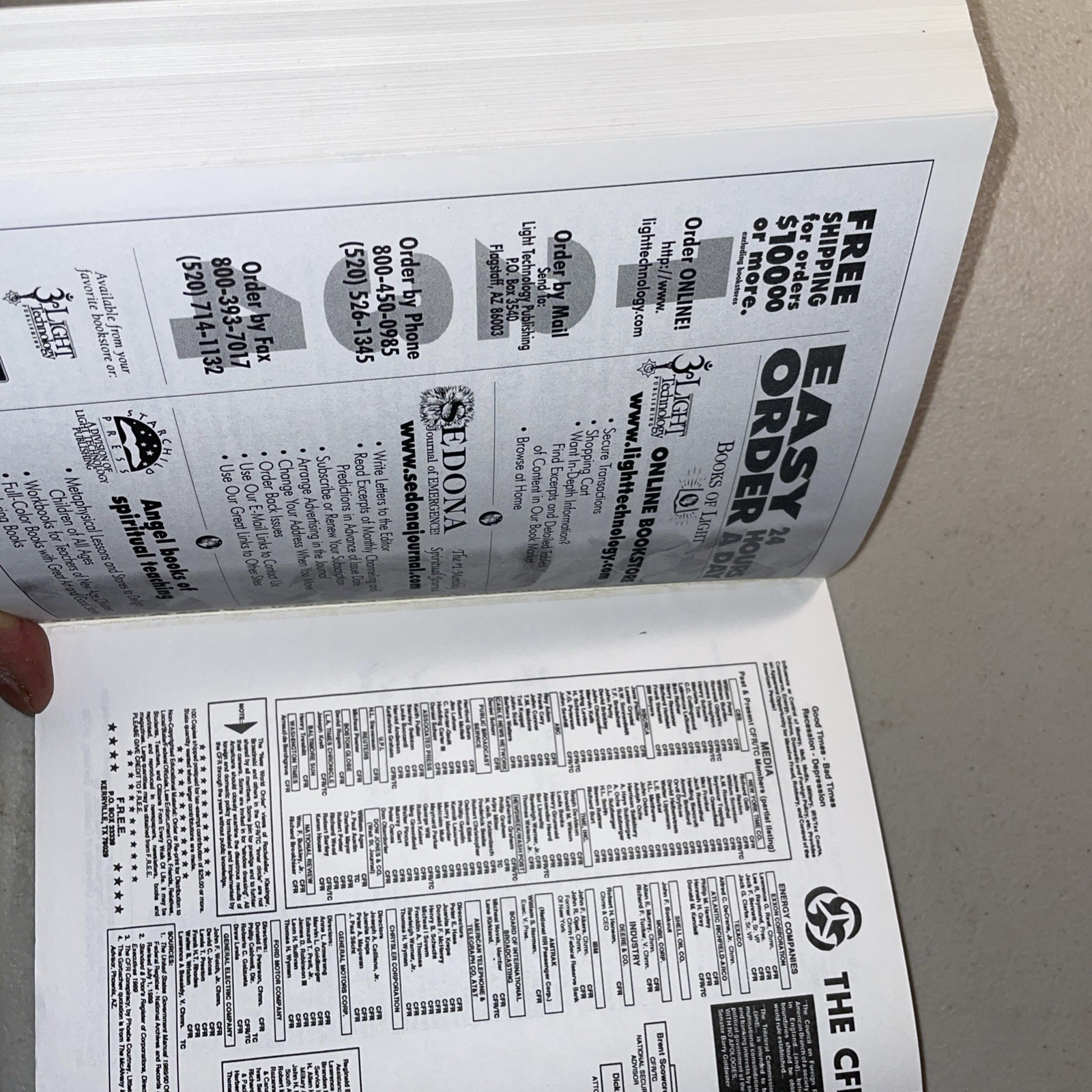 Behold a Pale Horse William Cooper 1991 UNREVISED 500p Protocols of Z CFR Zion
