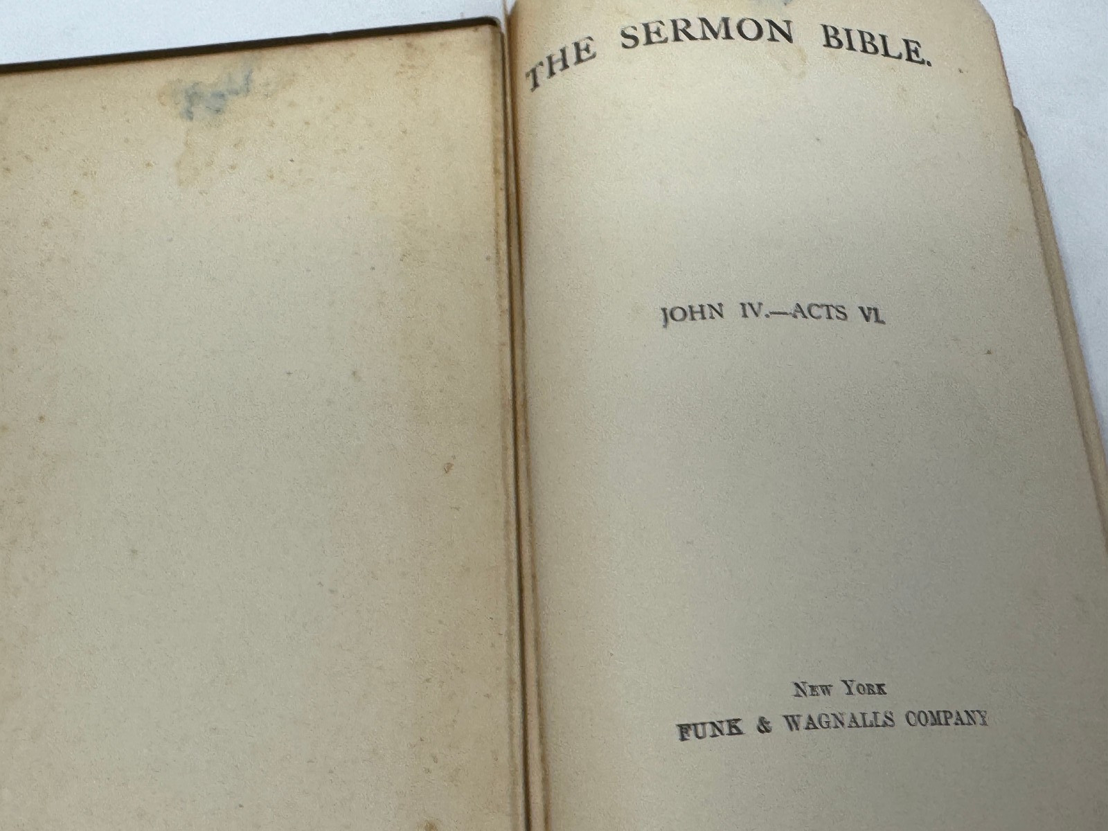 1909 The Sermon Bible Commentary Set Incomplete Funk & Wagnalls