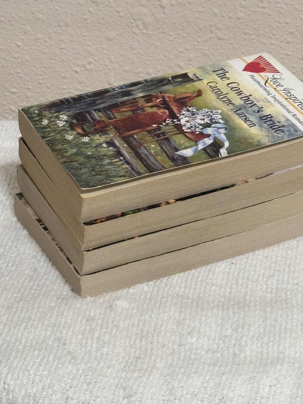 Steeple Hill Love Inspired Series Lot 4 Paperback Books