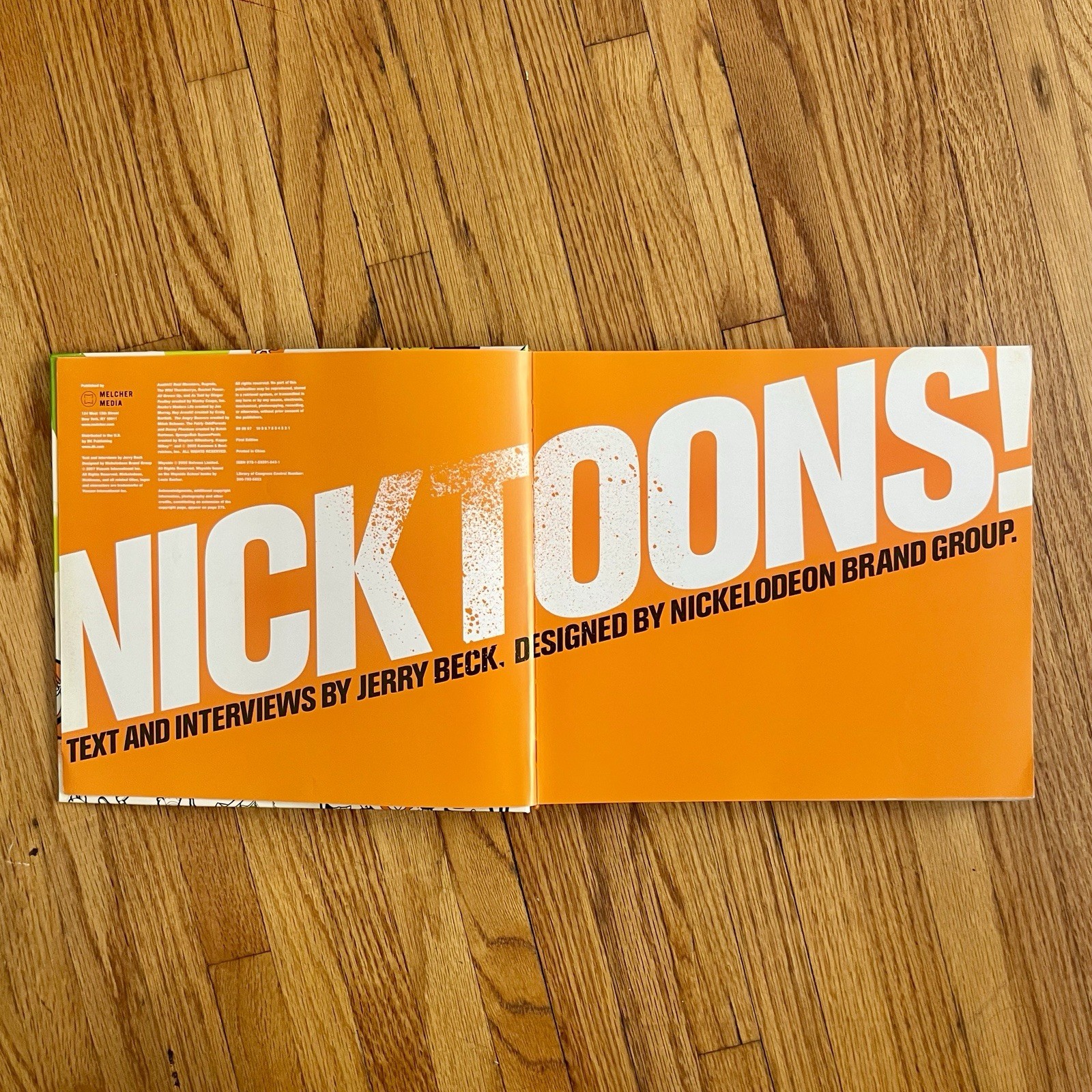 Nicktoons! by Jerry Beck 2007 Hardcover Nickelodeon Cartoon Art Design Drawing