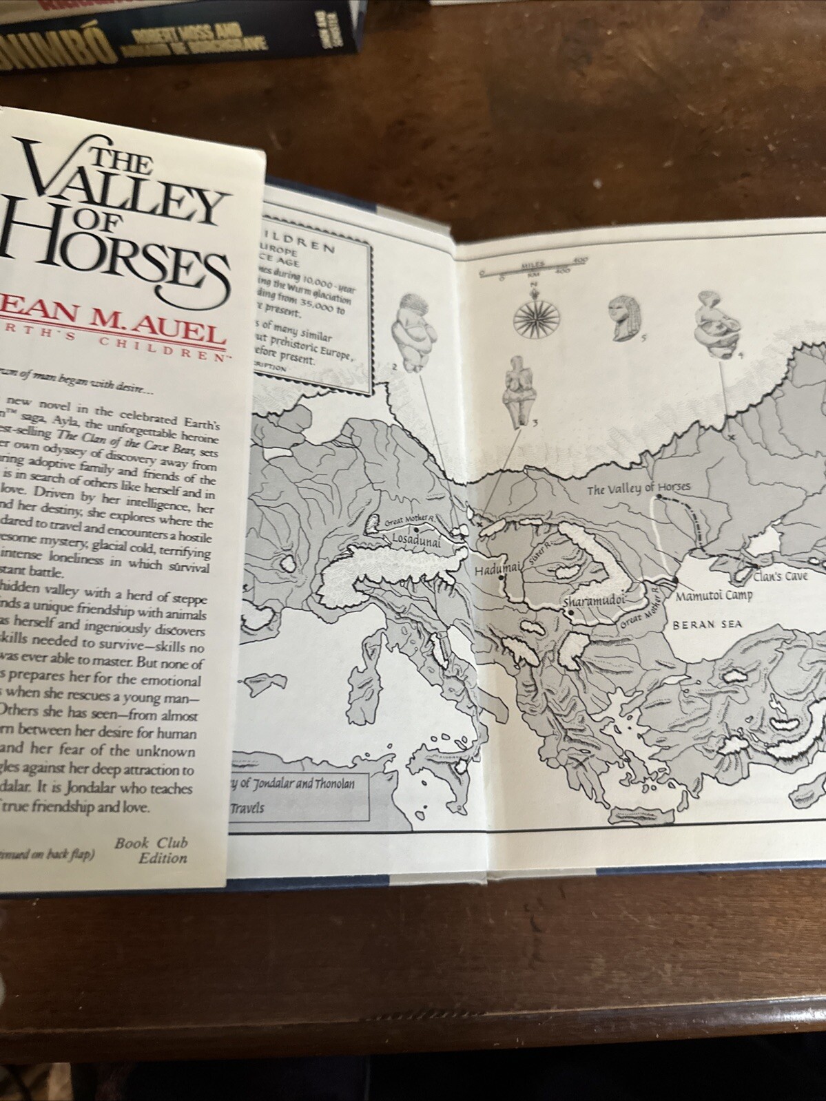 The Valley Of The Horses: Earth’s Children Ser.: by Jean M. Auel 1982 HC *Mint*