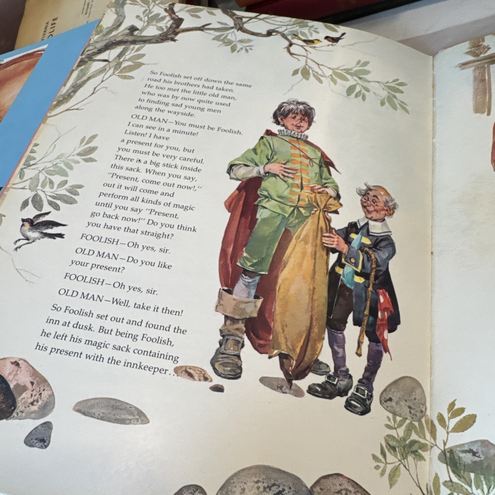Vintage 1969 Storytime Treasury RAPUNZEL / THE TREASURE OF THE THREE BROTHERS