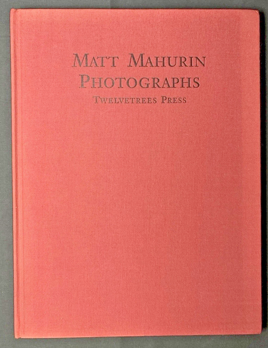 Matt Mahurin SIGNED 1989 Photography 1st Ed Dark Surrealism Nirvana Twelvetrees