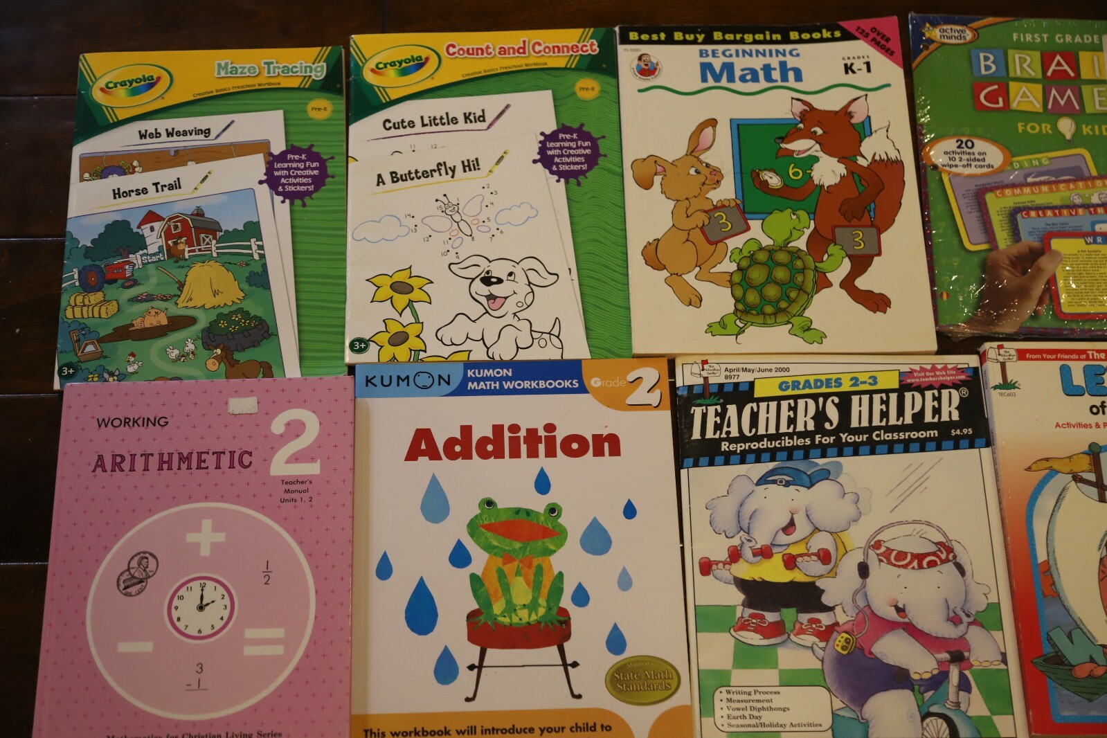Lot of 28 Educational Kids Children Books Math Reading Spelling High Five States
