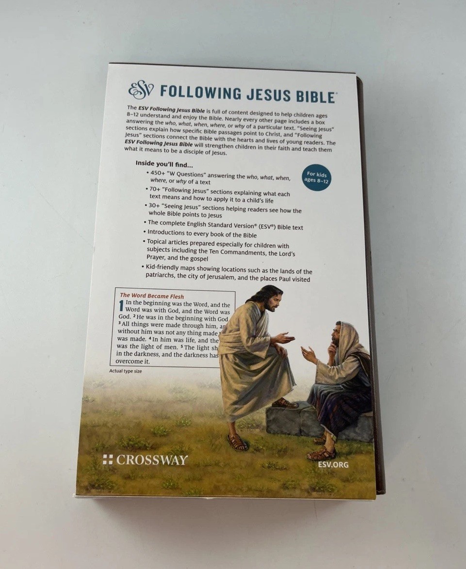 Following Jesus Bible : English Standard Version, Brown, Trutone, Paperback
