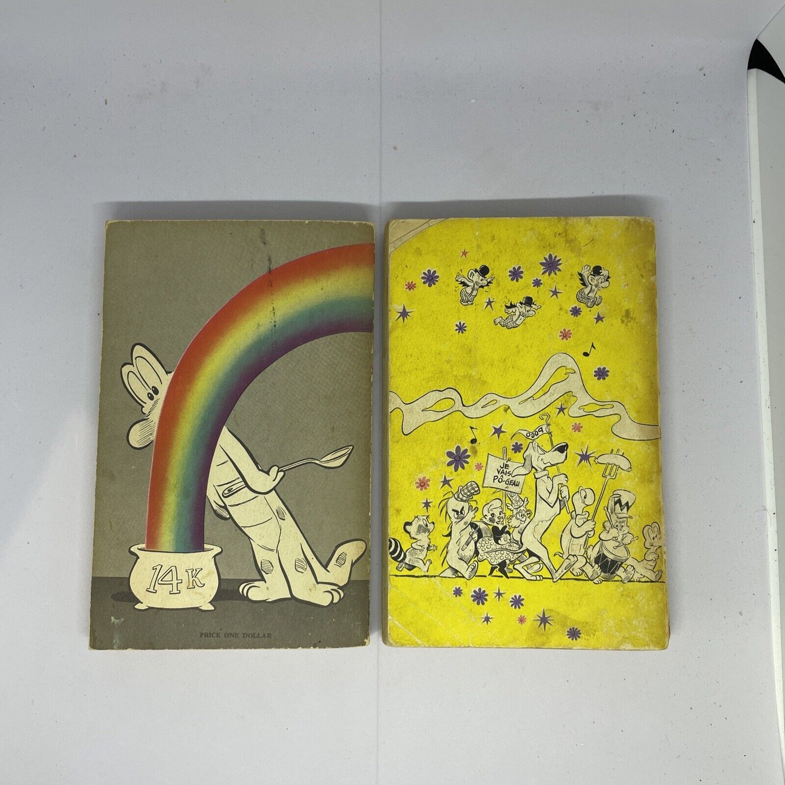 Vintage Pogo Books Lot Walt Kelly Potluck & Pogo Party PB Illustrated