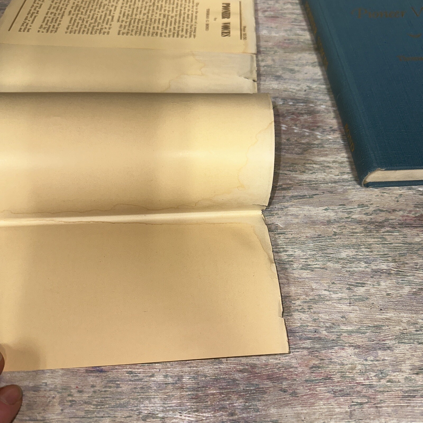 PIONEER VOICES Thomas G. Bond 1955 Hardcover with Dust Jacket SIGNED