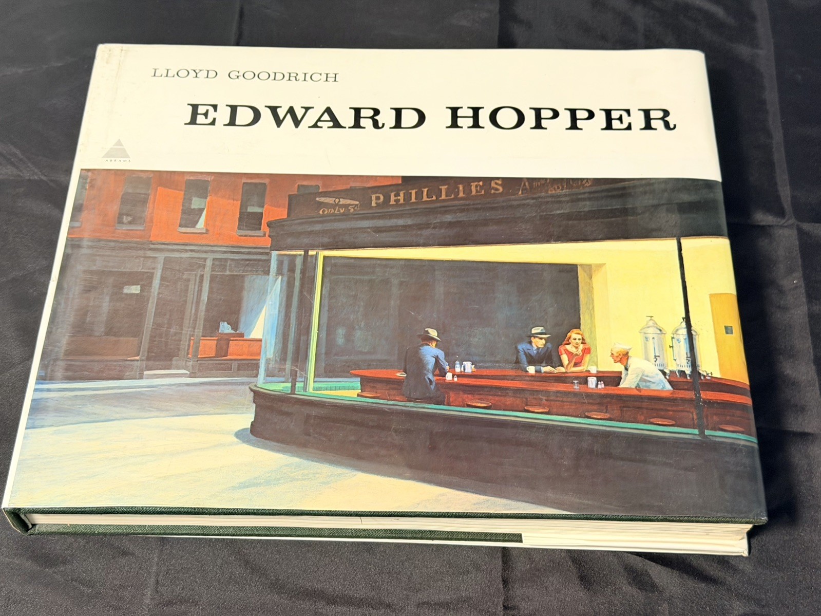 EDWARD HOPPER by Lloyd Goodrich hard cover book VINTAGE 246 illustrations