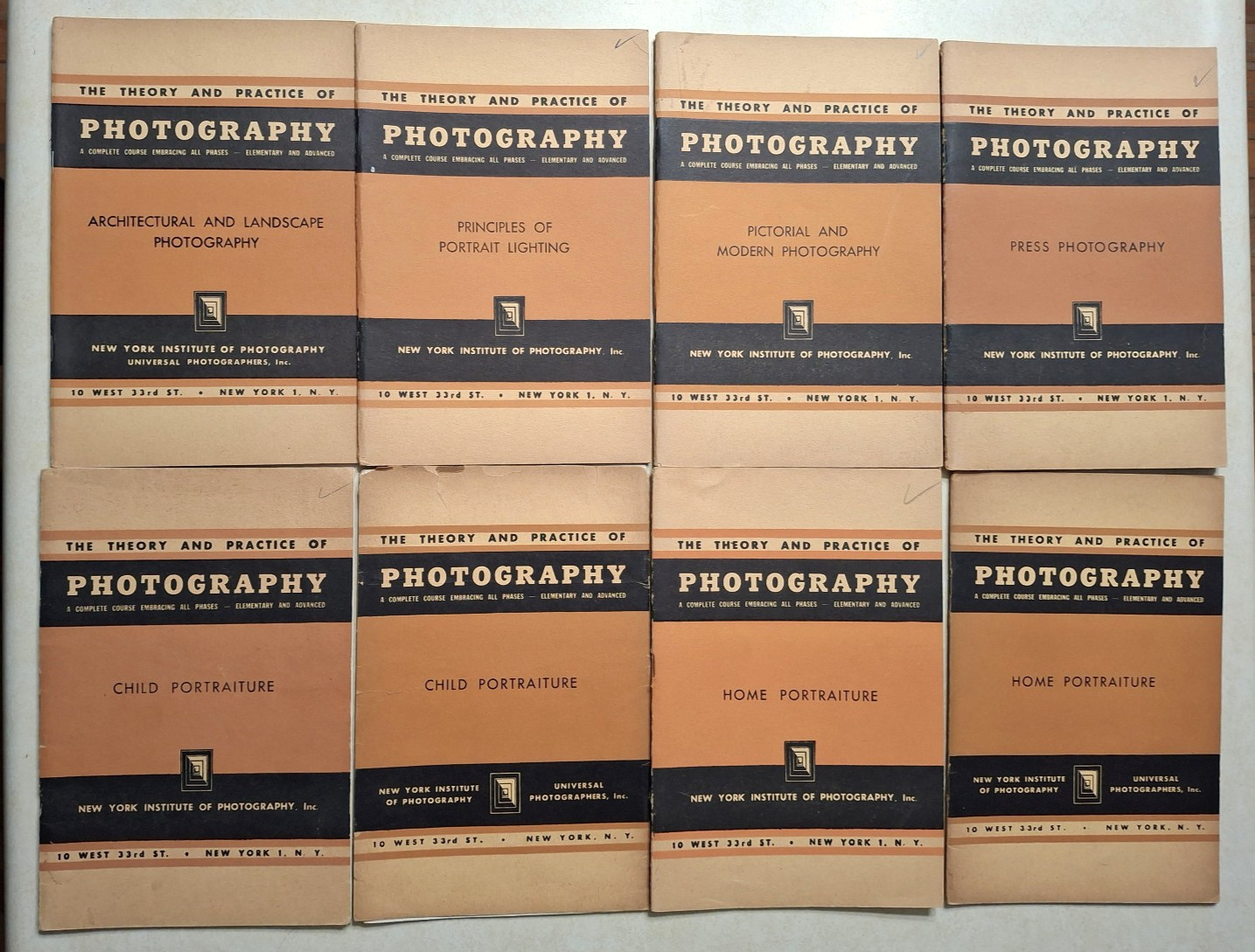 Theory and Practice of Photography Lot 35 Vintage Books 1950s NYI NY Institute