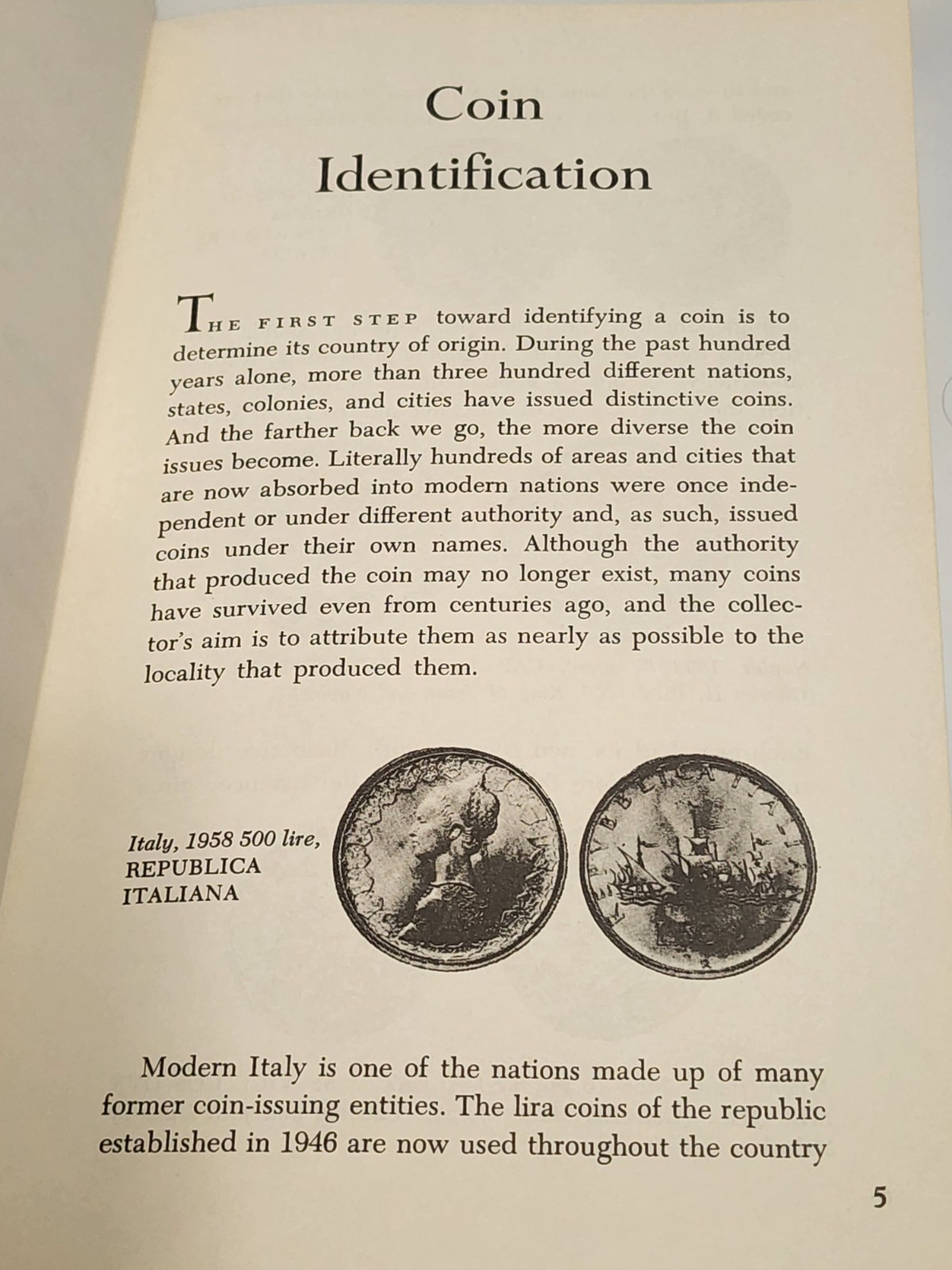 Coin Identifier by Burton Hobson 1966 Vintage Hardcover Book 88 Pages