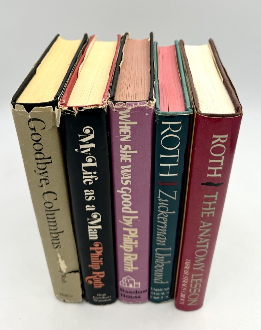 Philip Roth Hardcover Lot of 5 Book Club Edition BCE Good / Very Good Zuckerman