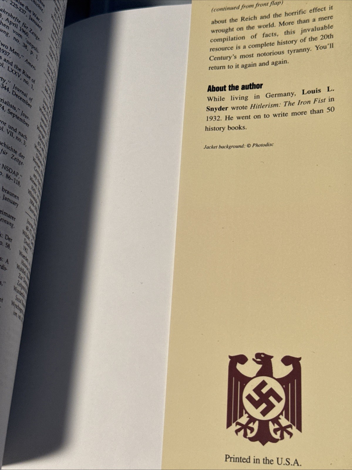 Encyclopedia of the Third Reich Louis L. Snyder 1976