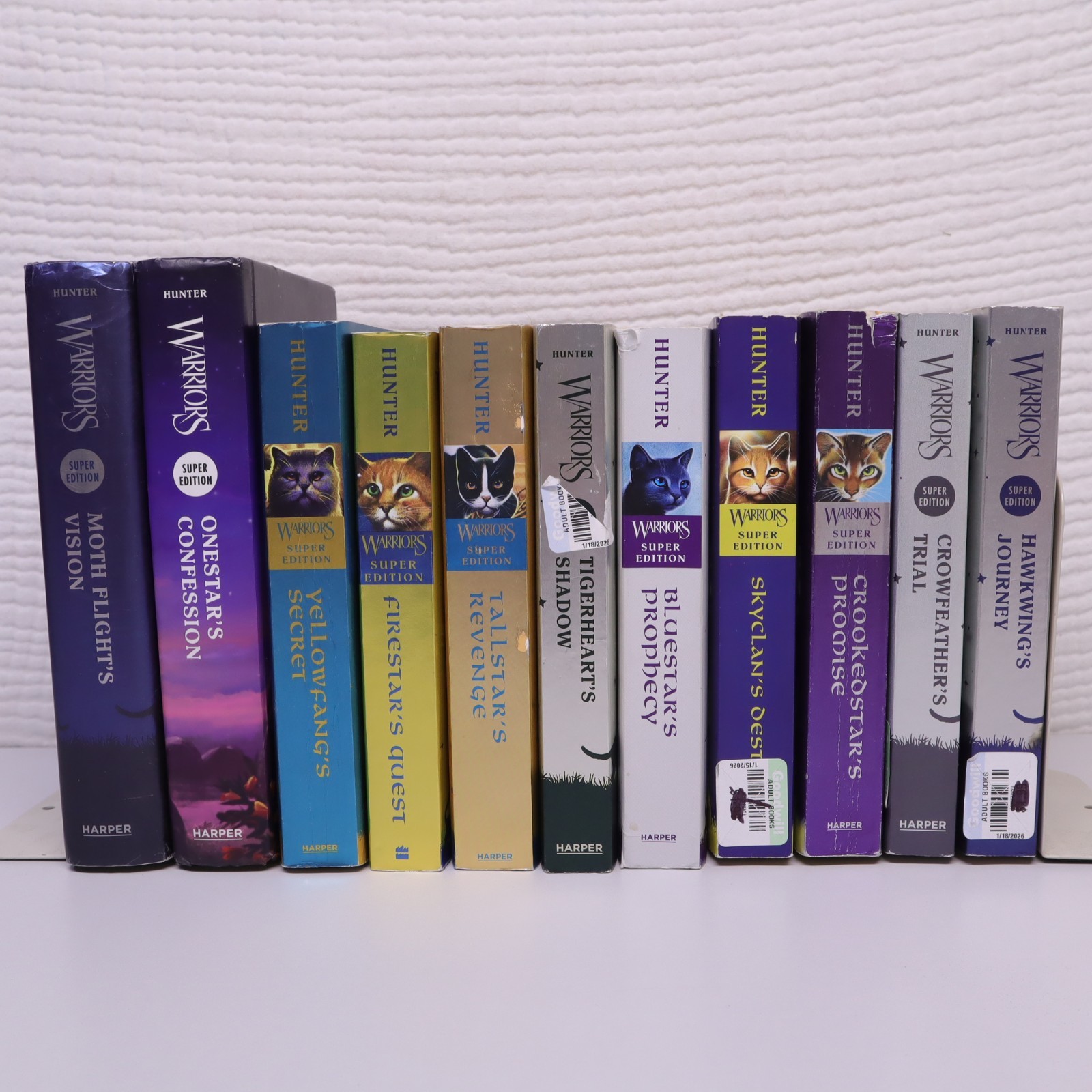 Warriors Super Edition Lot of 11 Erin Hunter Books