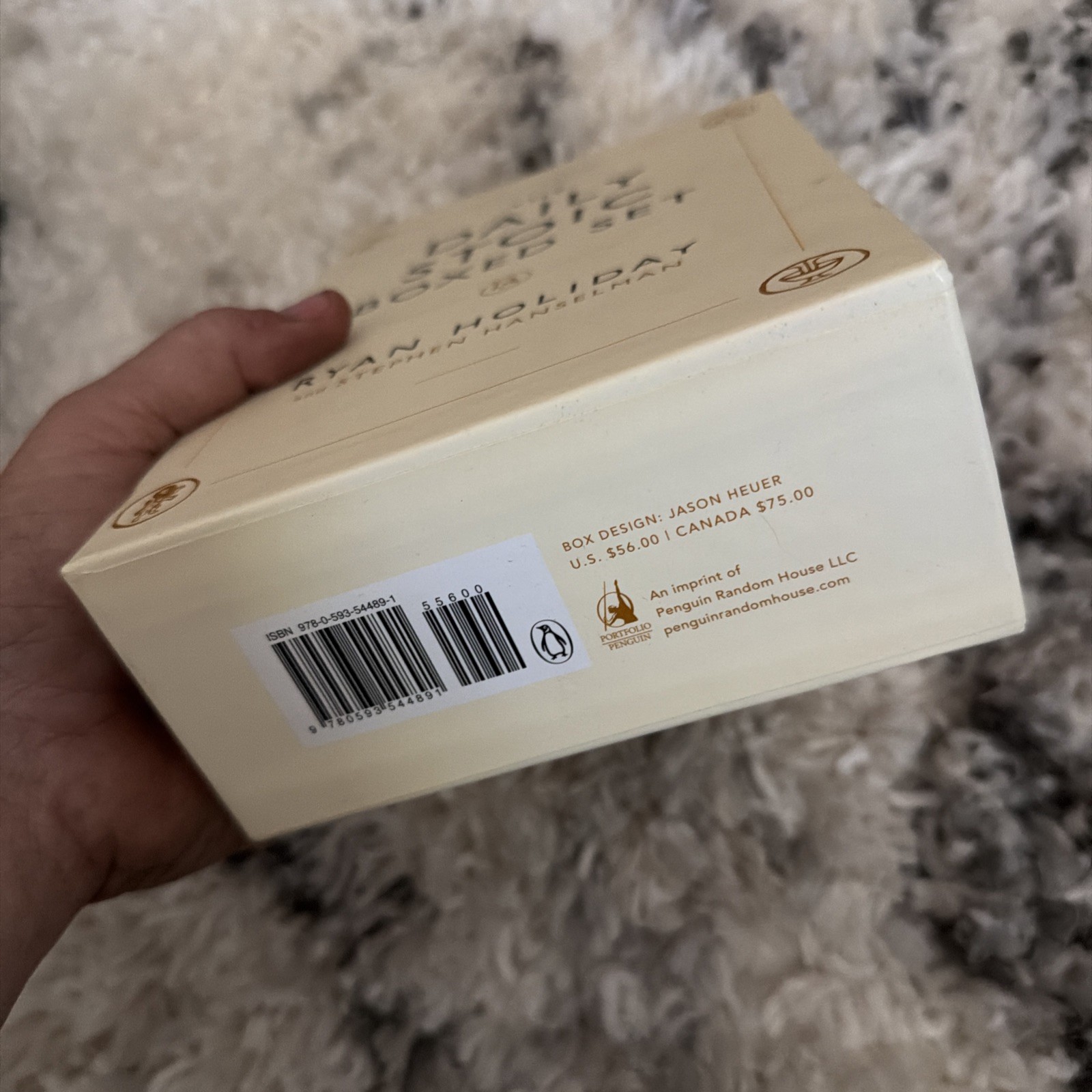 The DAILY STOIC Boxed Book Set by Ryan Holiday and Stephen Hanselman