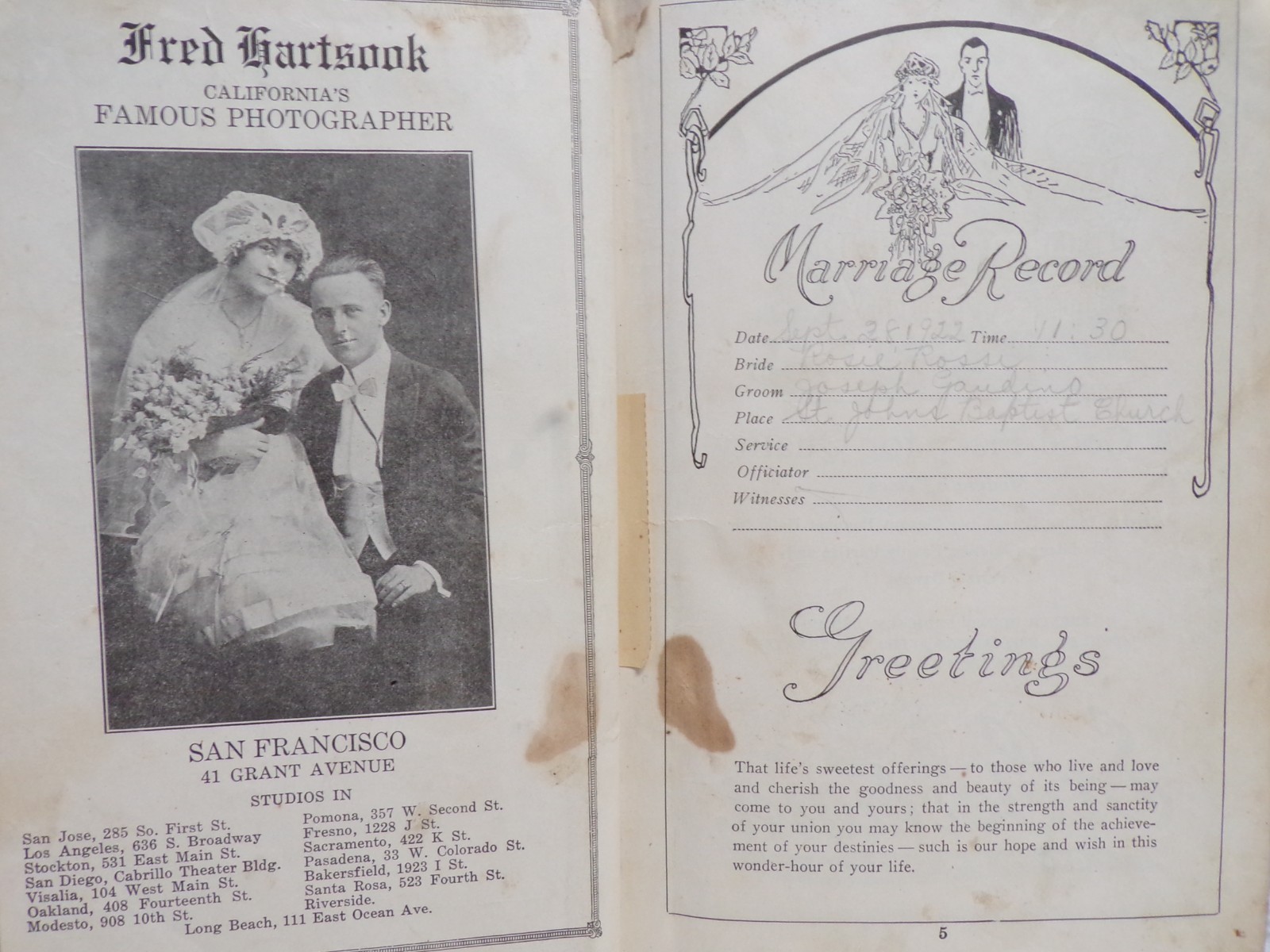 1919 CUPID’S BOOK OF GOOD COUNCEL COOK BOOK 104 PAGES MISSING BACK COVER