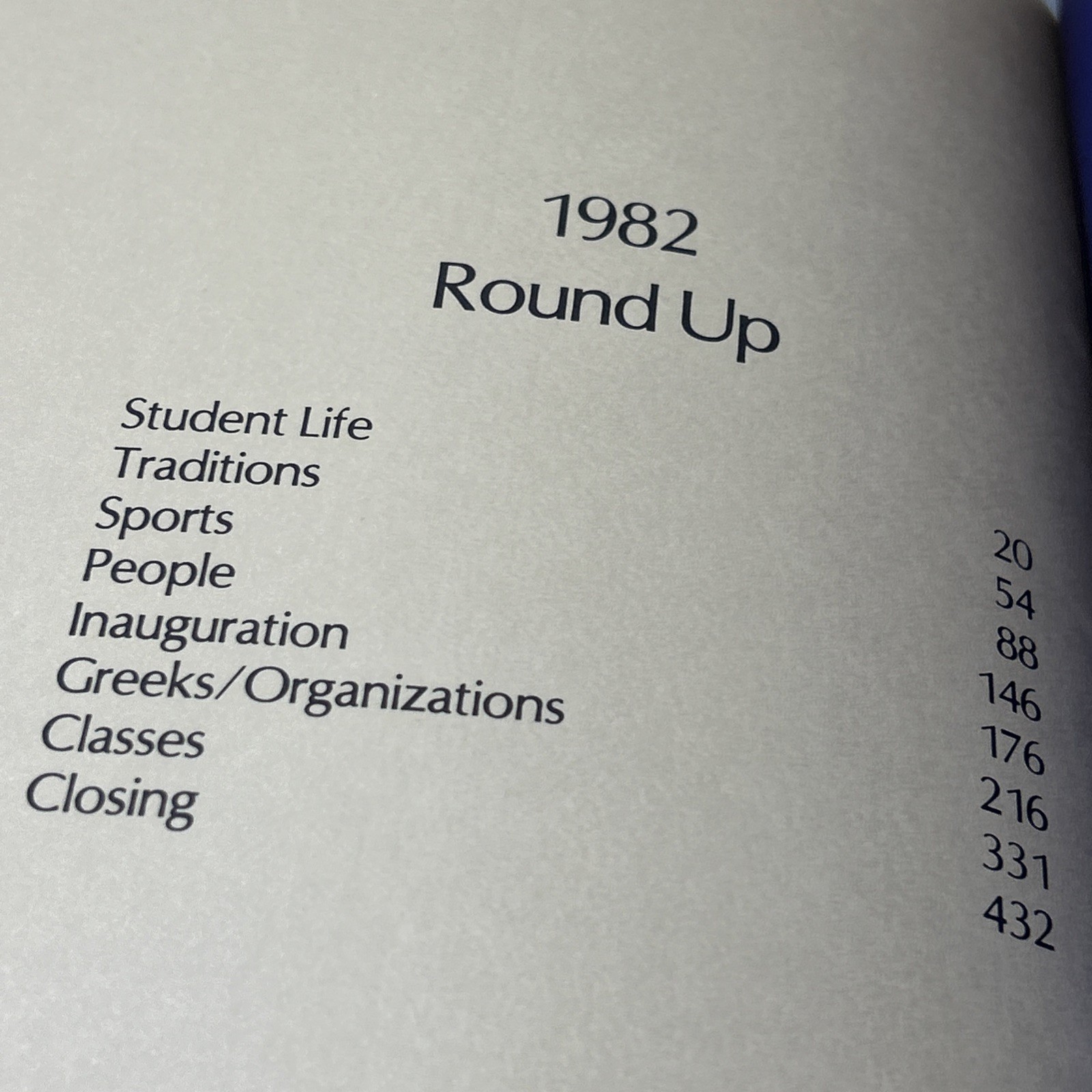 Baylor University 1982 Round Up Hardcover Baylor University Press Year Book 1982