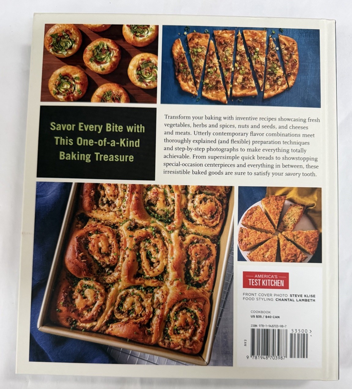 Savory Baker 150 Creative Recipes Classic to Modern ATK America’s Test Kitchen