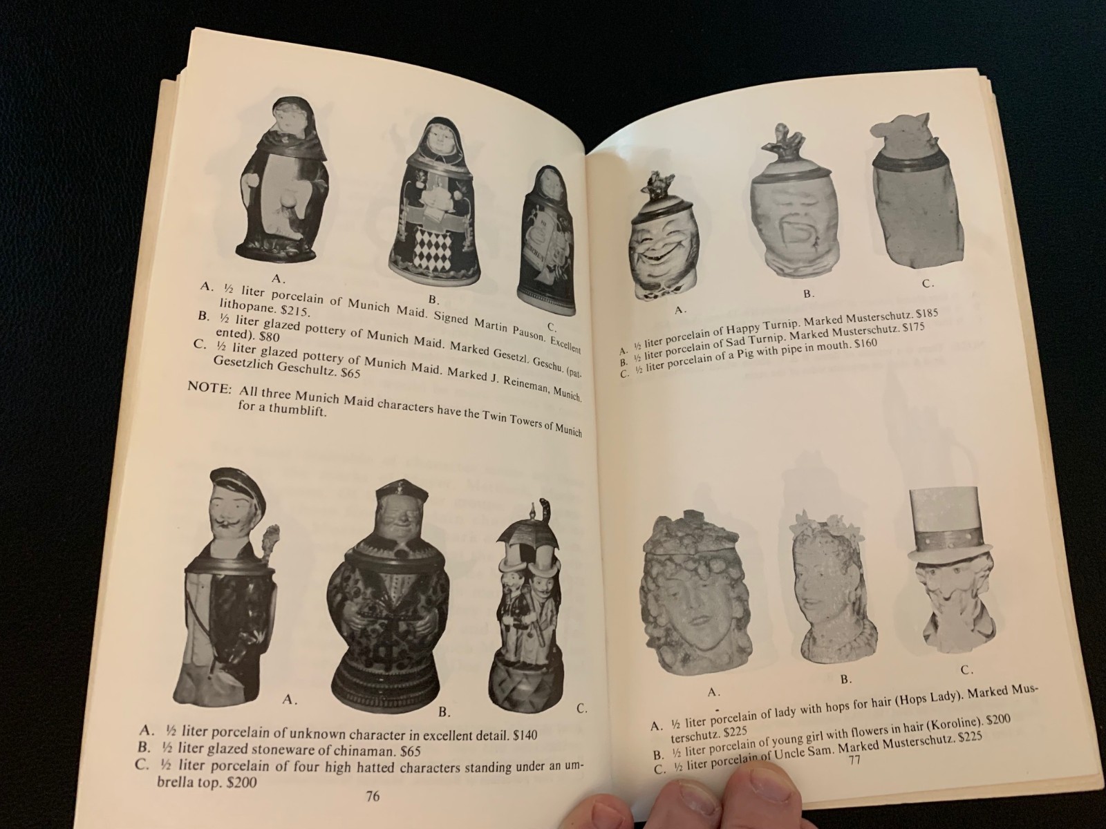 Steins and Prices -1st Edition- Paperback -June Dimsdle-104 pages (1970)
